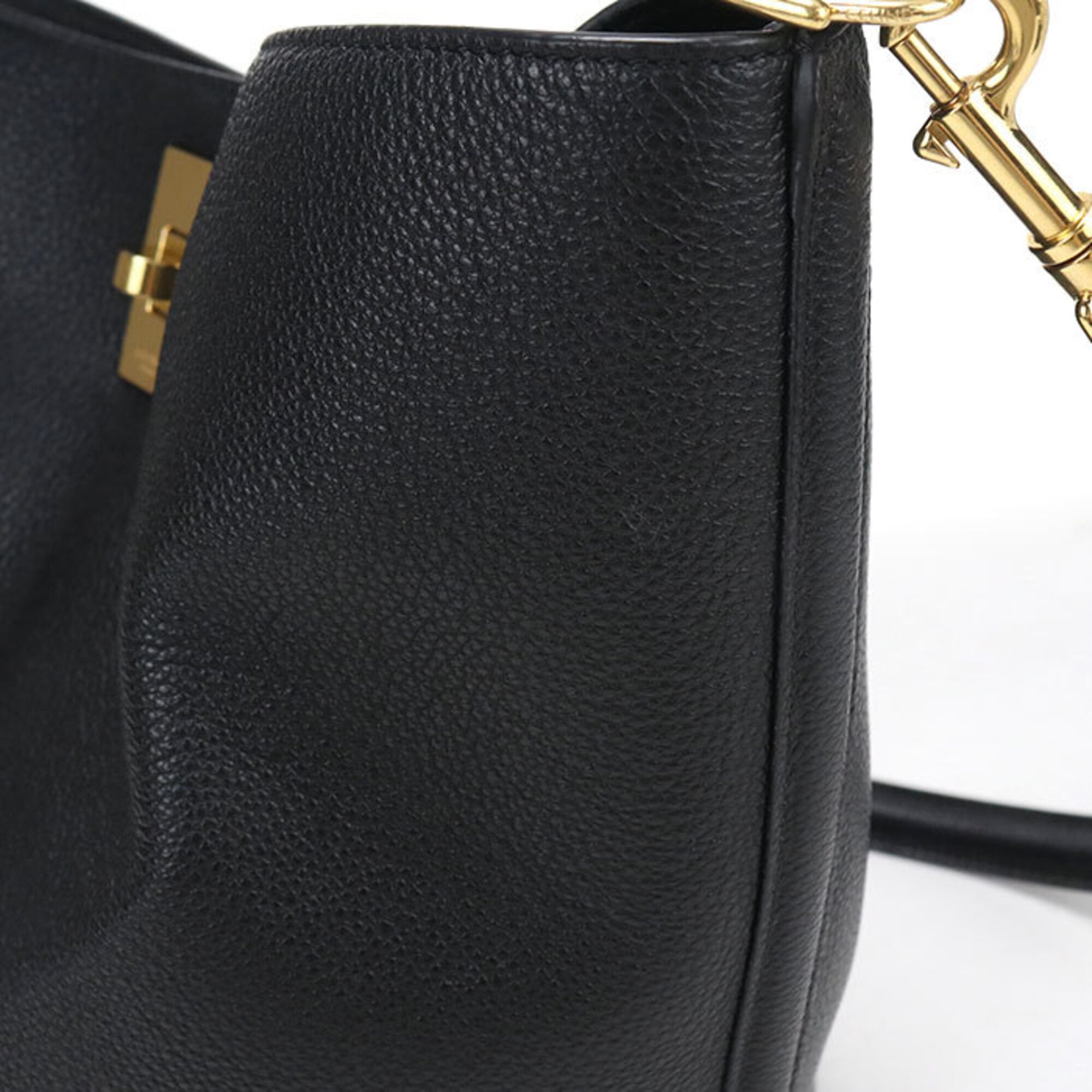 Celine Black Leather Handbag Pouch (Pre-Owned)