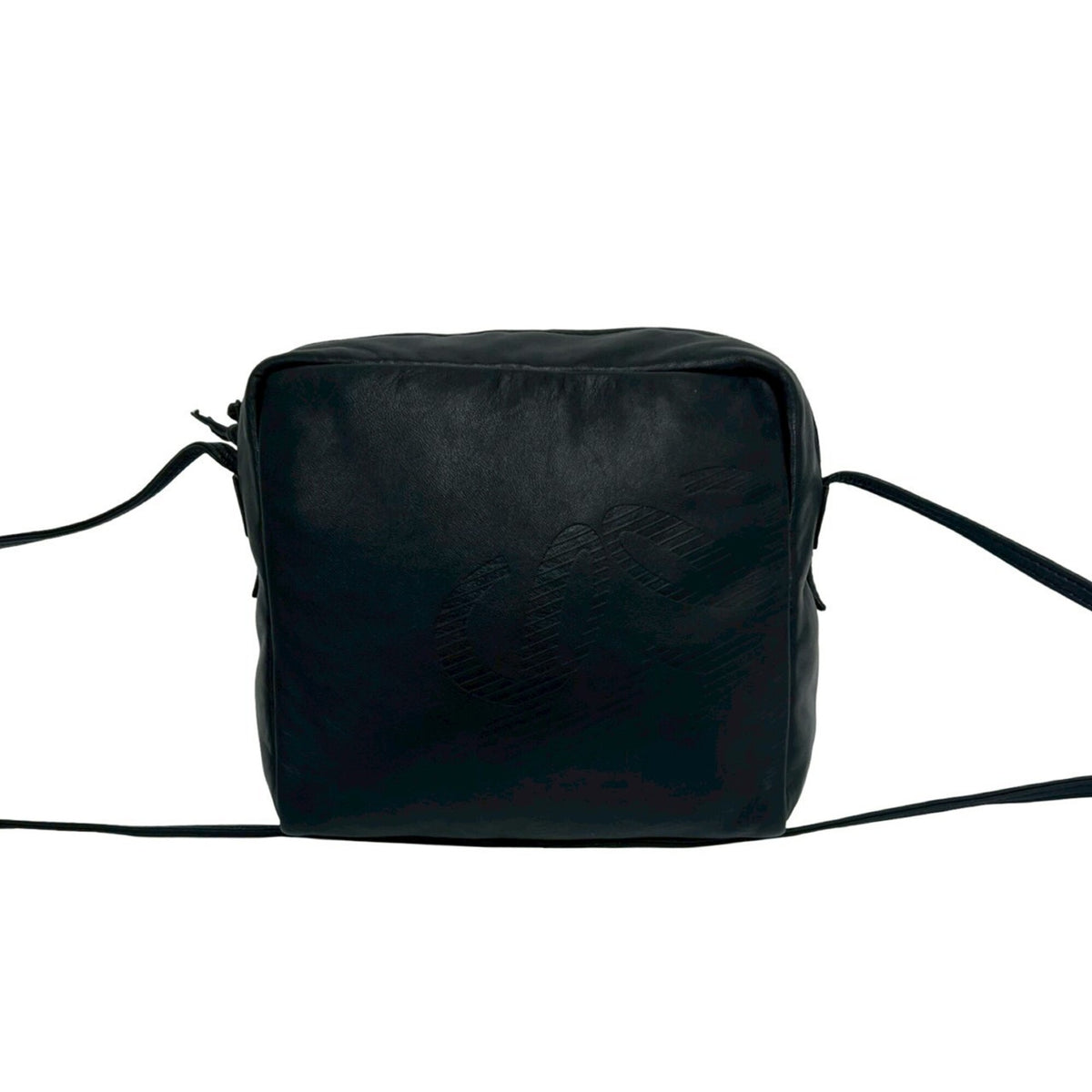 Loewe Black Leather Pochette Shoulder Bag (Pre-Owned)