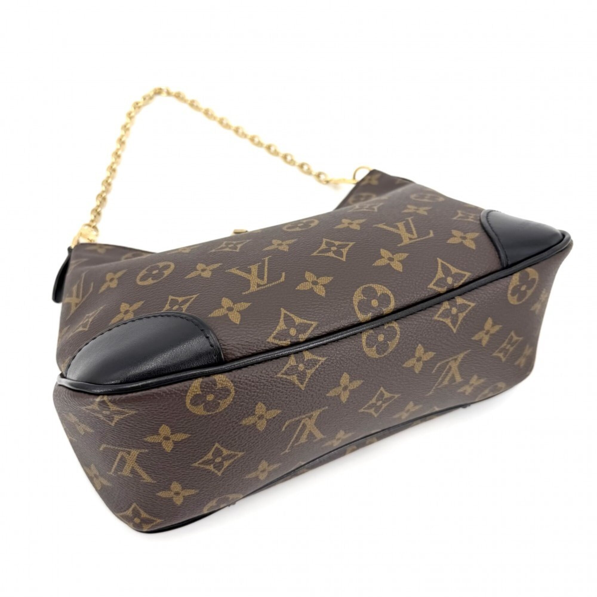 Louis Vuitton Brown Noir Monogram Handbag Shoulder Bag (Pre-Owned)