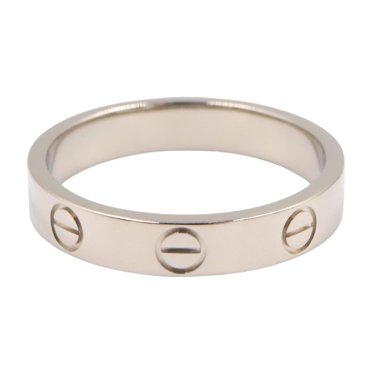 Cartier Silver White Gold (18K) Band Ring (Pre-Owned)