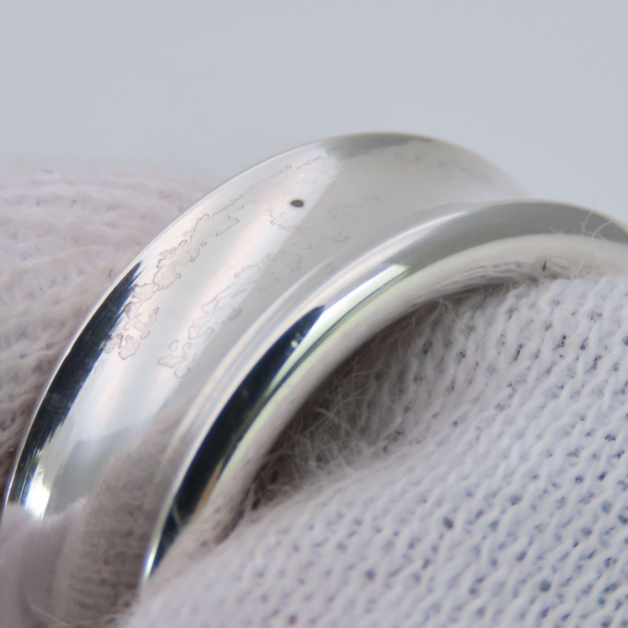 Tiffany Silver Silver 925 Band Ring (Pre-Owned)