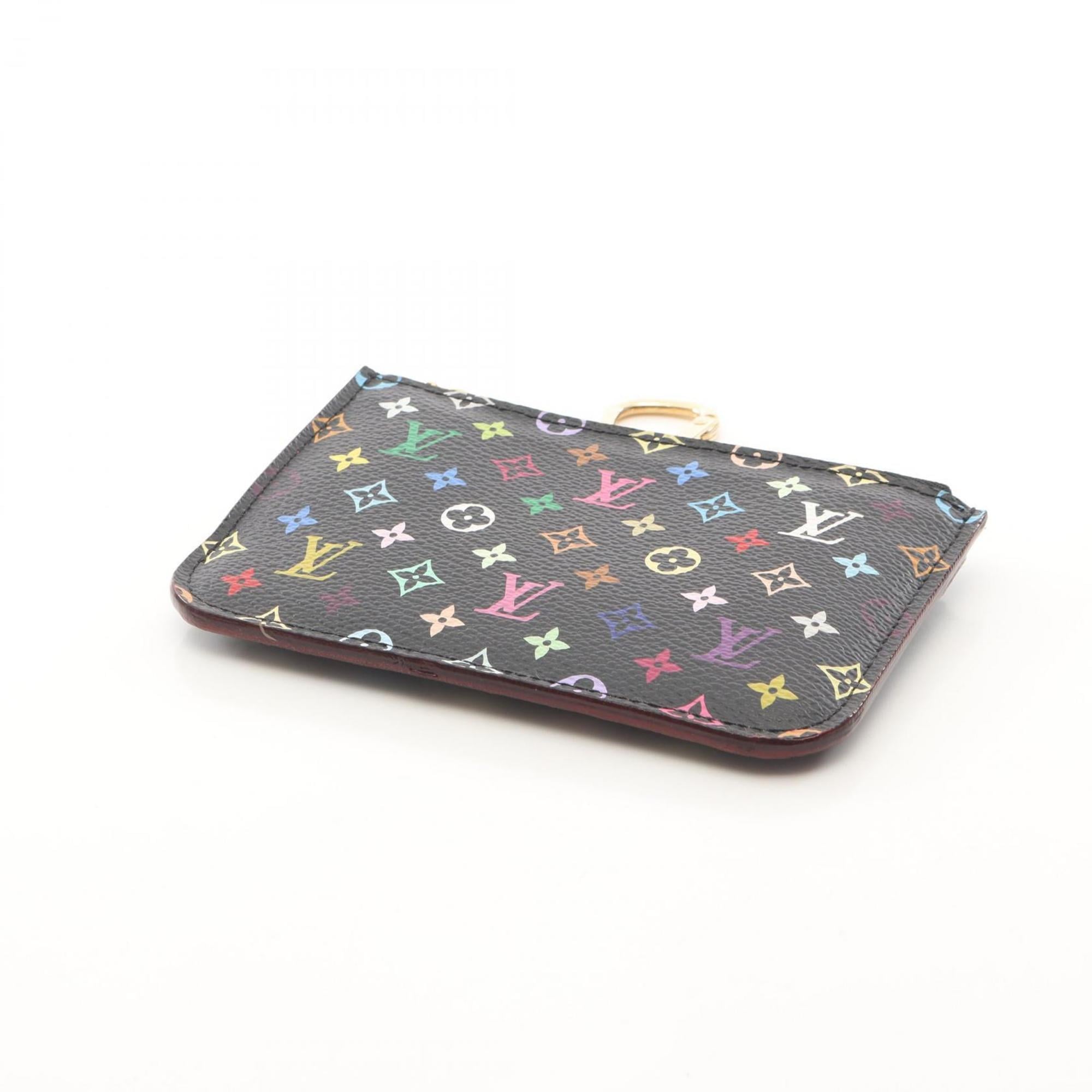 Louis Vuitton Black Grenade Multi-Color Noir Monogram Multicolore Coin Purse/Coin Case (Pre-Owned)