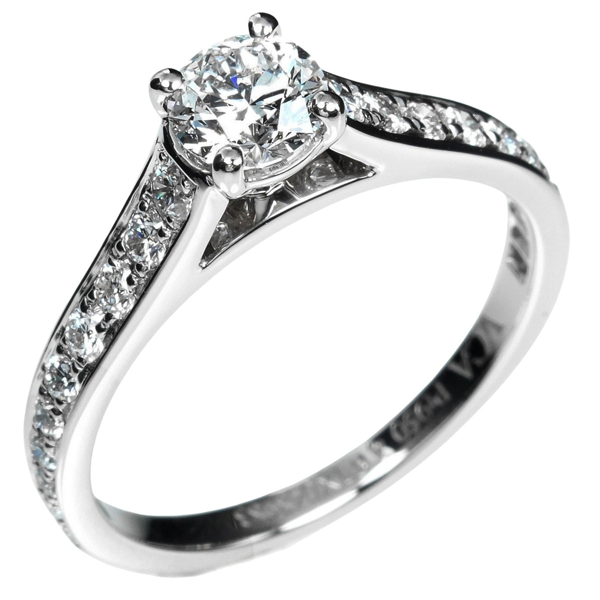 Van Cleef & Arpels Platinum 950 Band Ring (Pre-Owned)