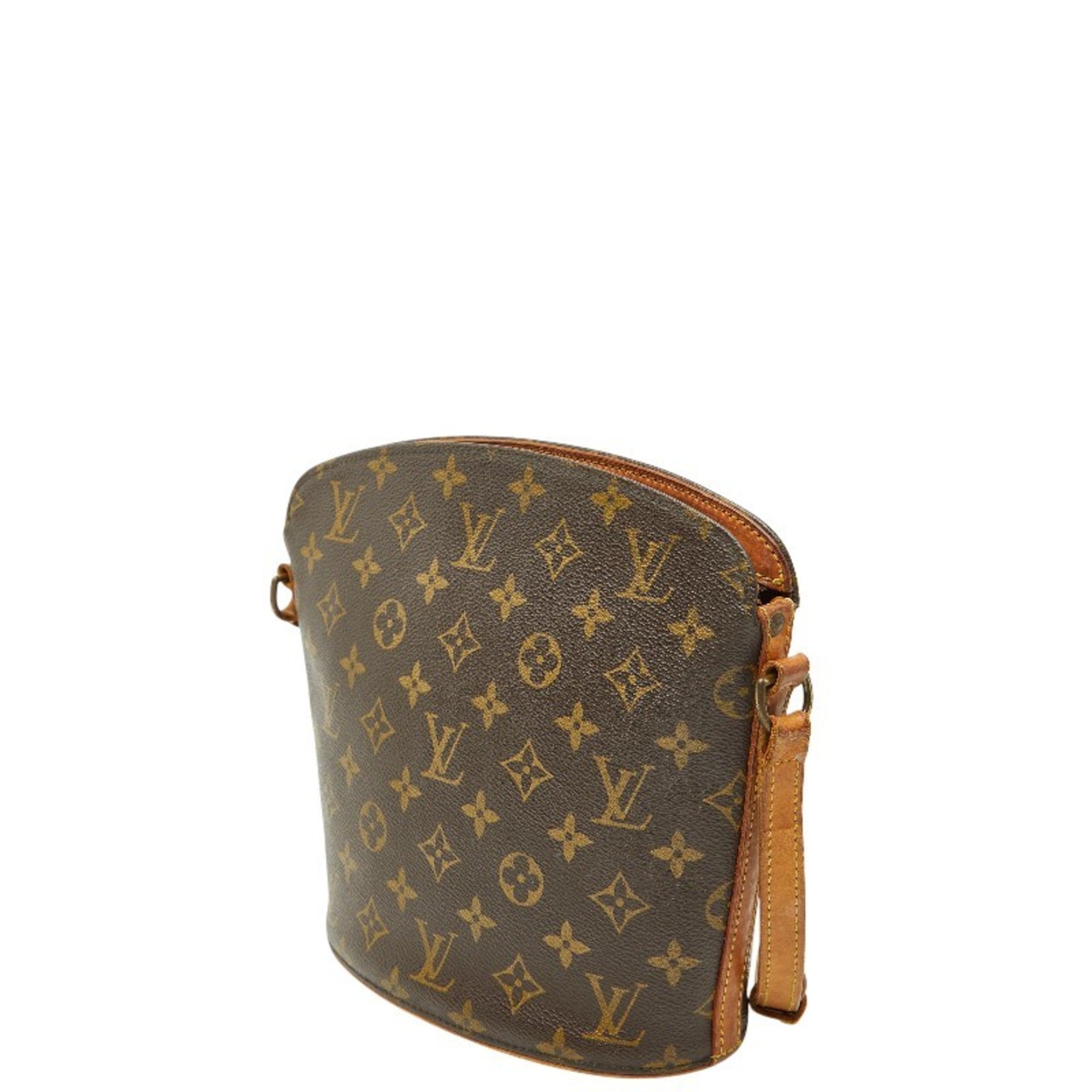 Louis Vuitton Brown Pvc Leather Shoulder Bag (Pre-Owned)