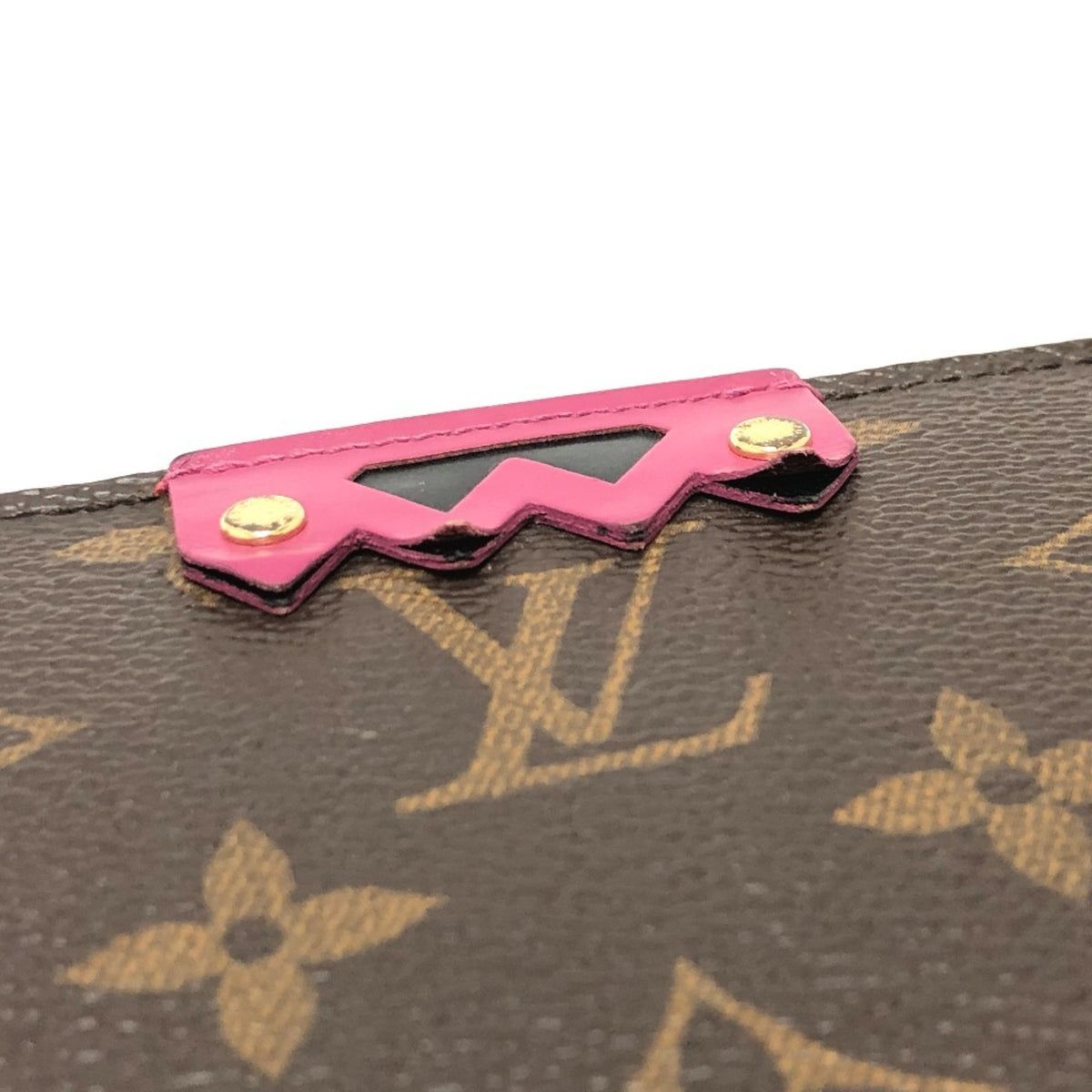 Louis Vuitton Monogram Brown Galle Monogram Multi-Color Red Color Monogram Coin Purse/Coin Case (Pre-Owned)