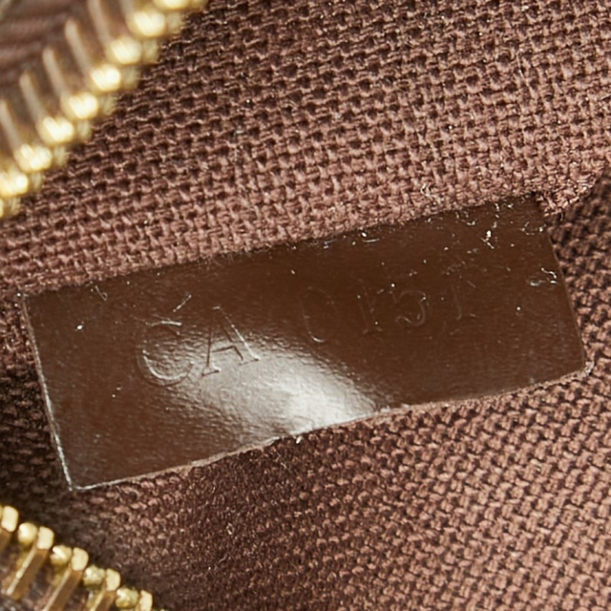 Louis Vuitton Brown Pvc Leather Shoulder Bag (Pre-Owned)