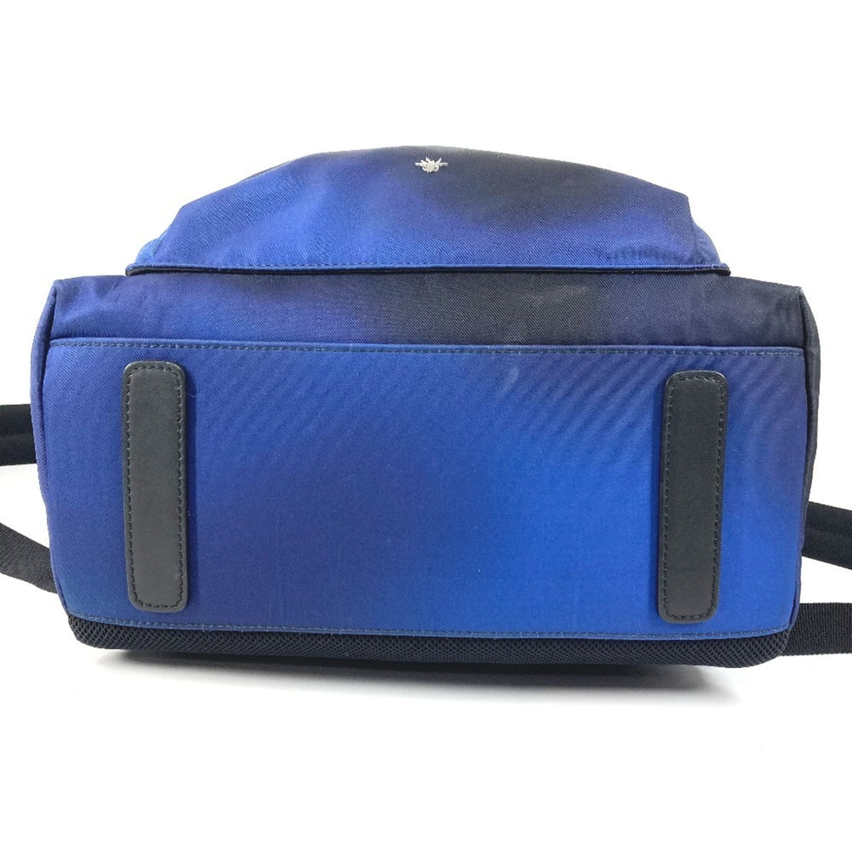 Christian Dior Black Blue Nylon Backpack (Pre-Owned)