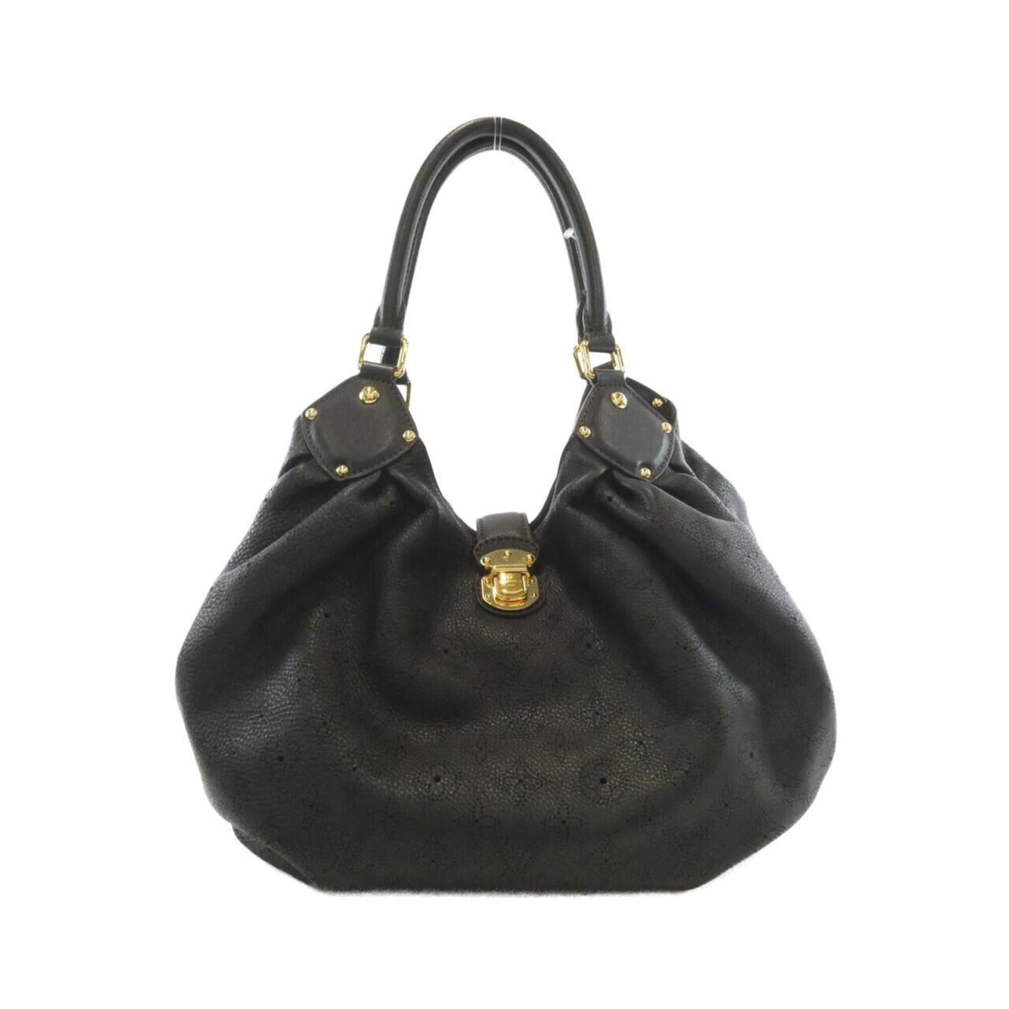 Louis Vuitton Black Leather Shoulder Bag (Pre-Owned)