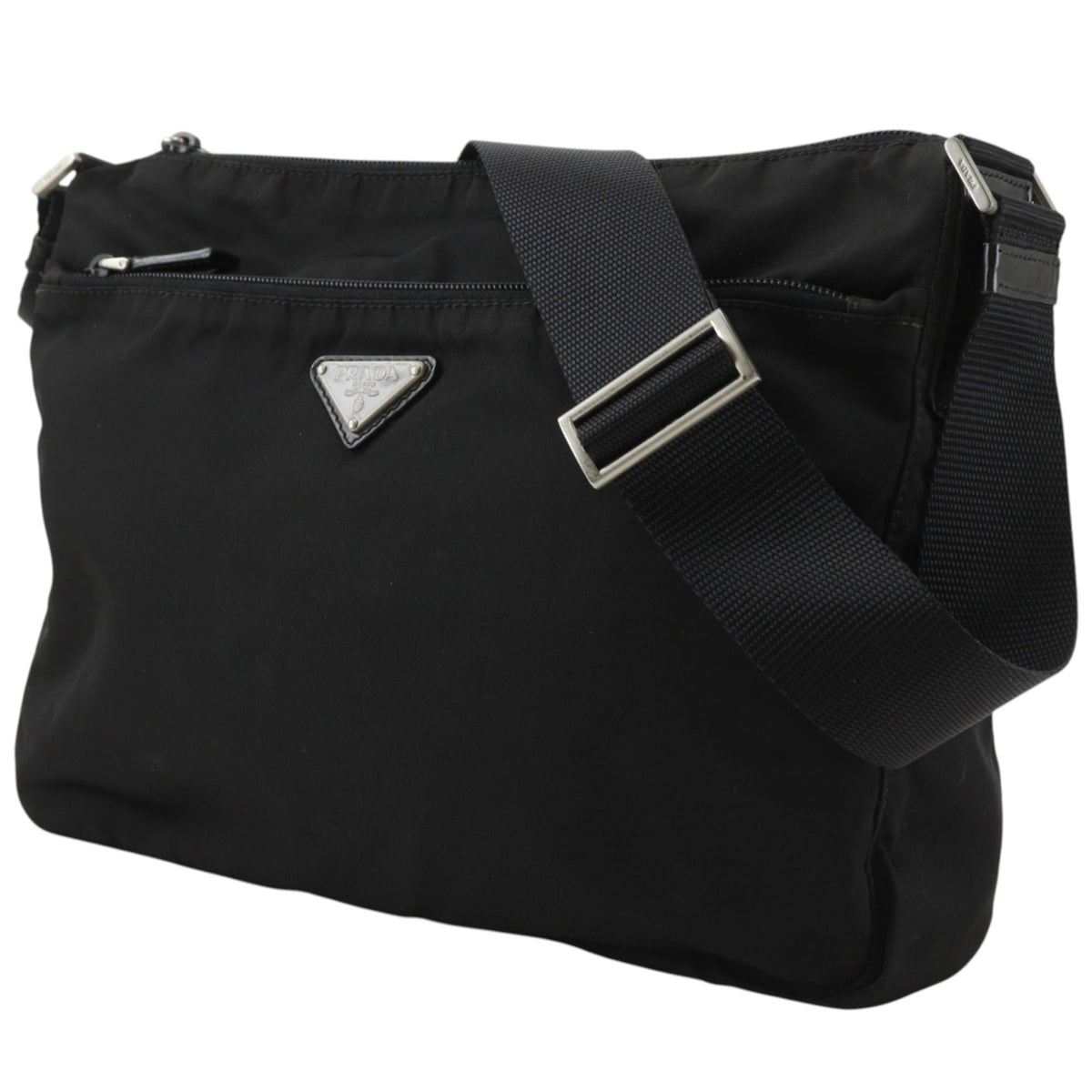 Prada Black Nylon Shoulder Bag (Pre-Owned)
