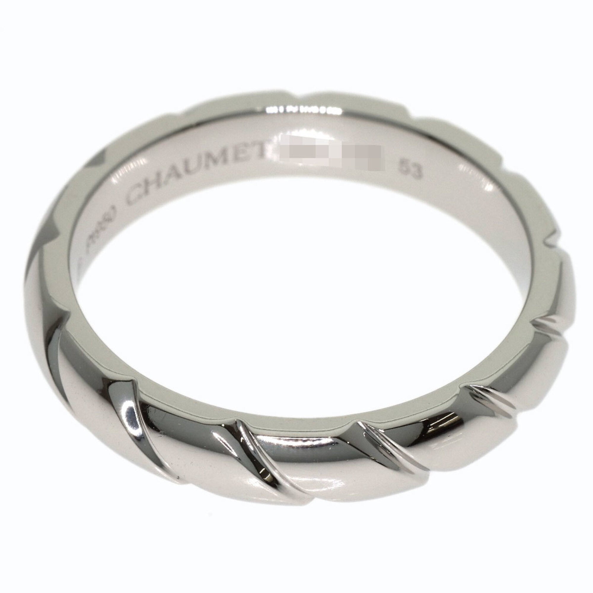Chaumet Platinum 950 Band Ring (Pre-Owned)