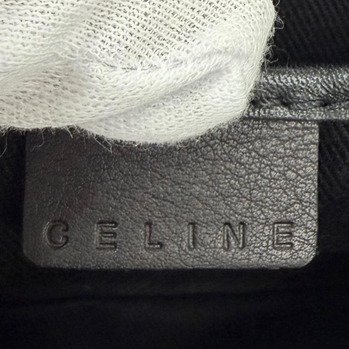 Celine Black Suede Leather Pouch (Pre-Owned)