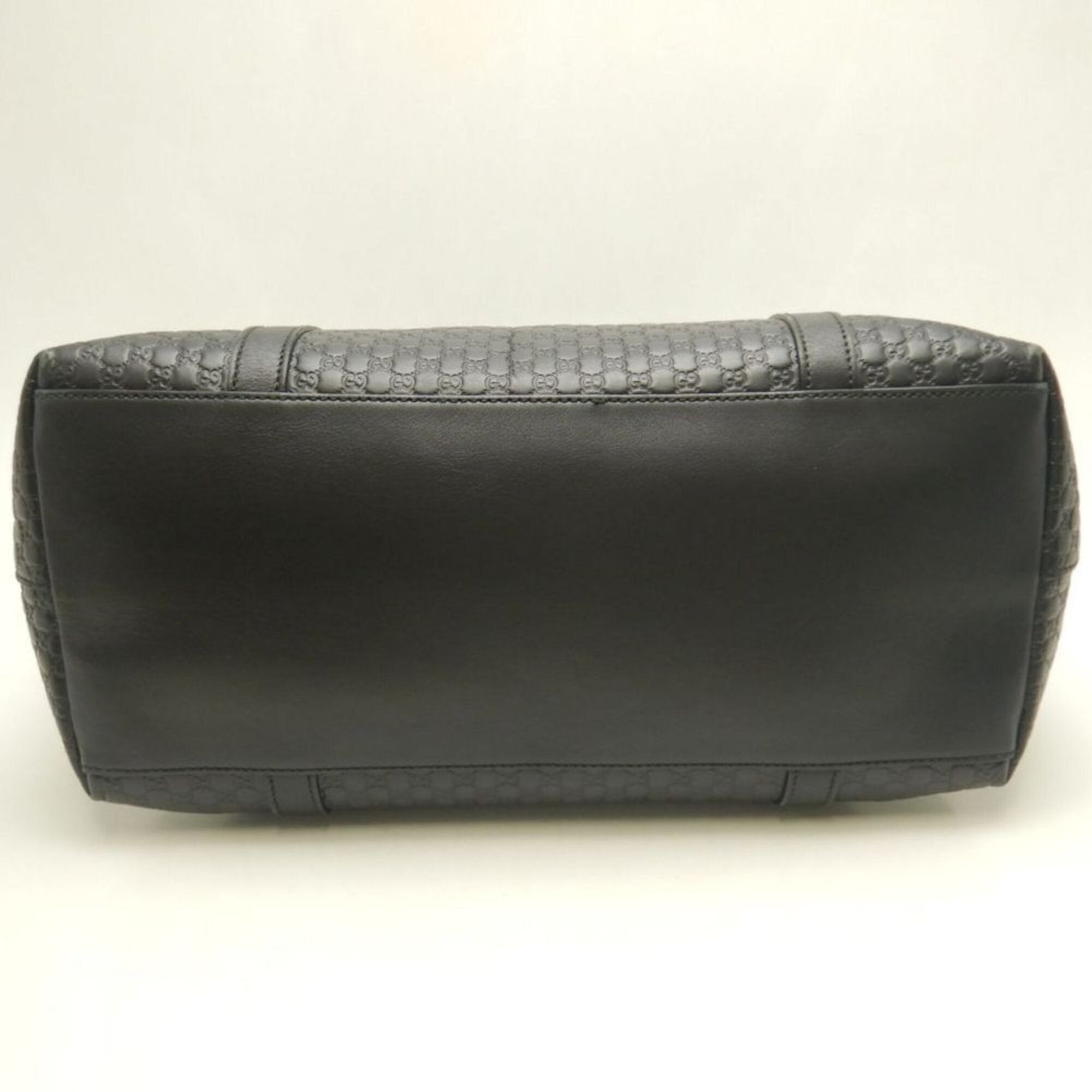 Gucci Microguccissima Black Leather Tote Bag (Pre-Owned)
