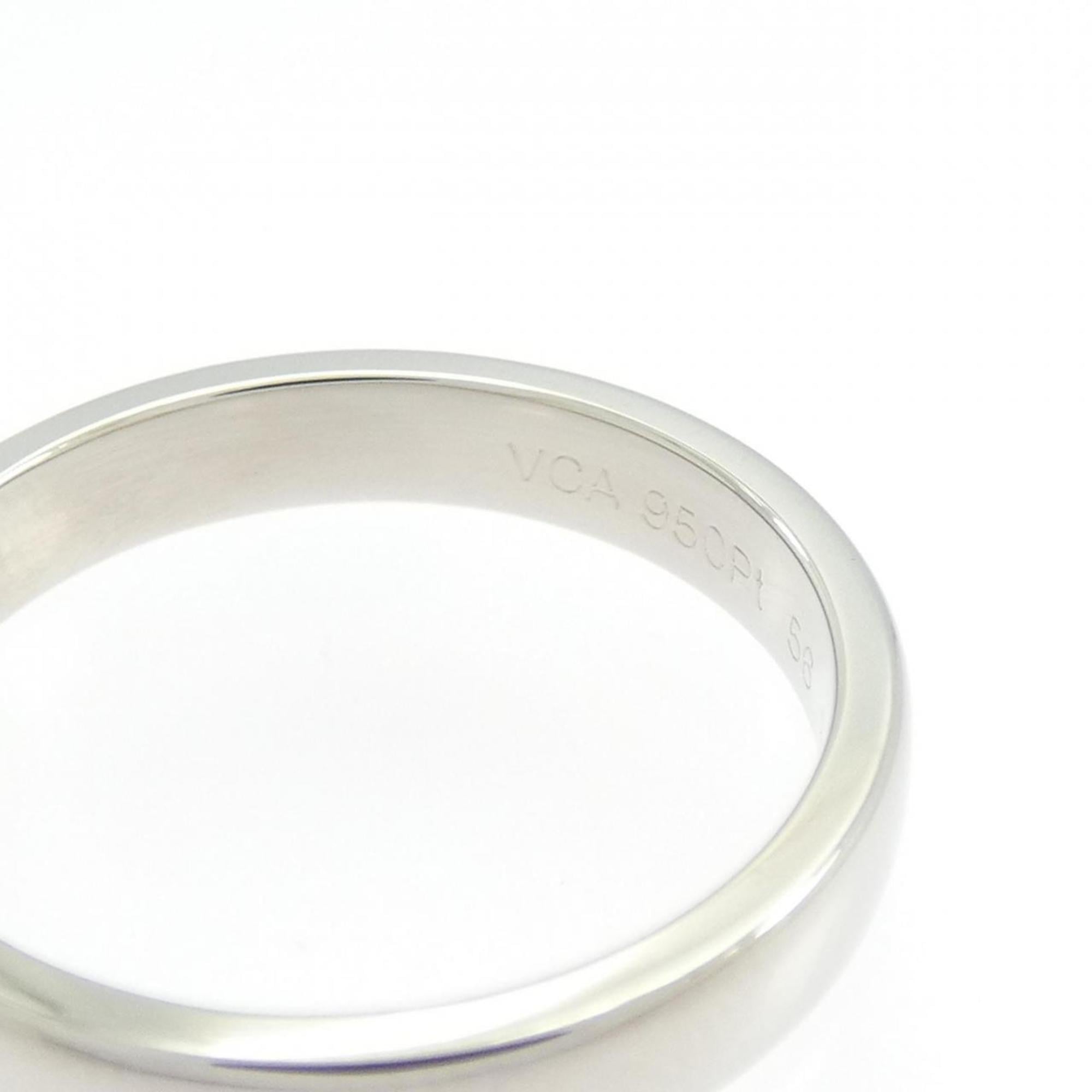 Van Cleef & Arpels Platinum 950 Band Ring (Pre-Owned)