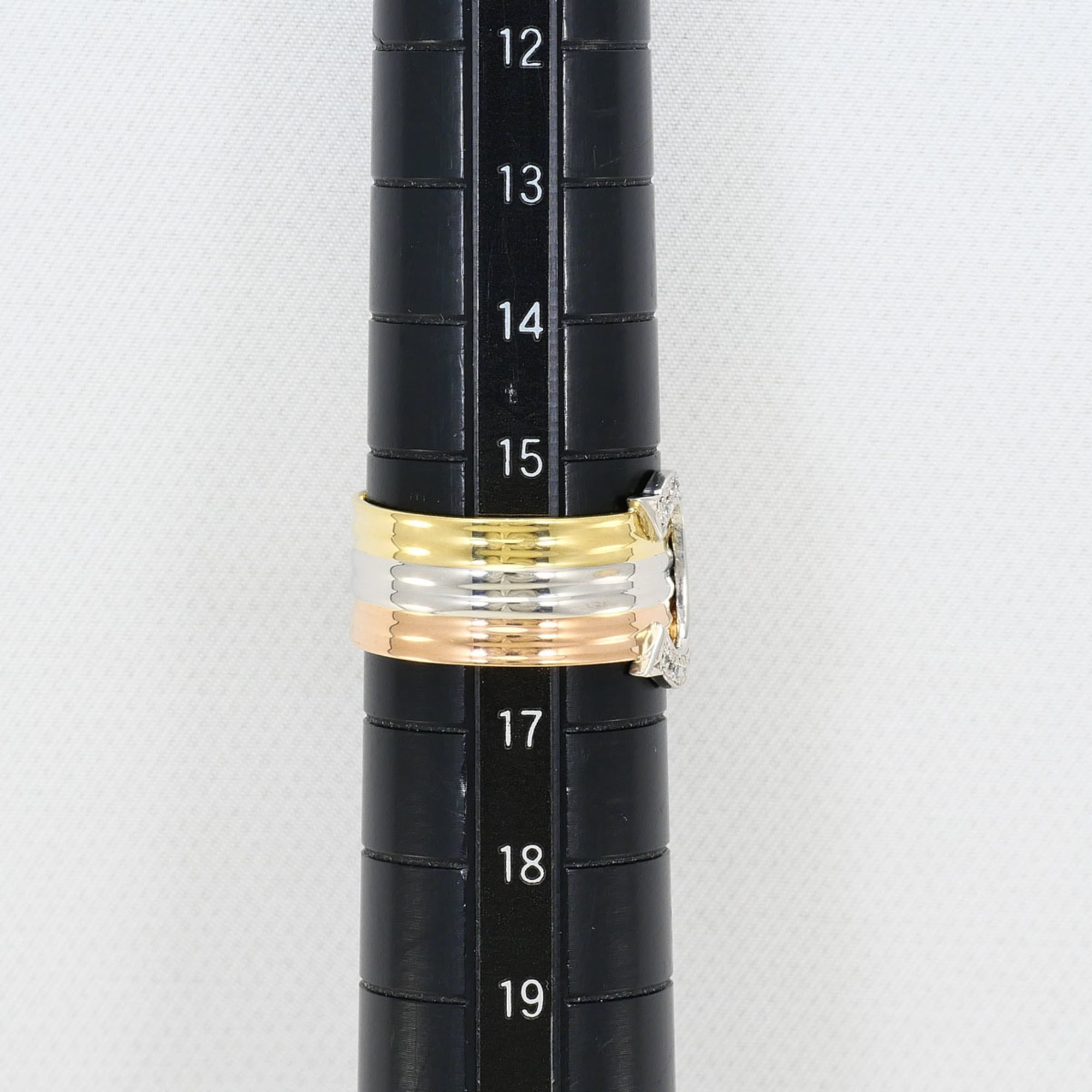 Unbranded Pink Gold Platinum Yellow Gold Yellow Gold (18K) Pink Gold (18K) Platinum 900 Band Ring (Pre-Owned)