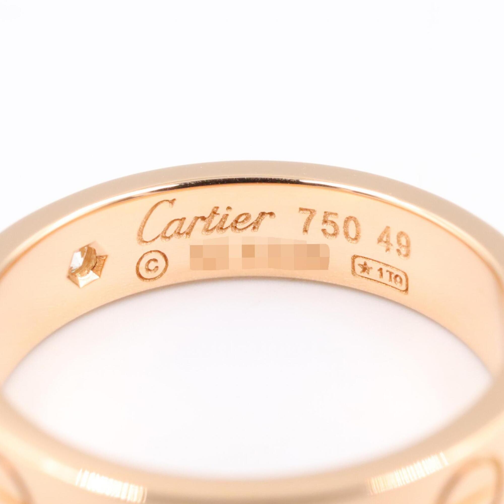 Cartier Gold Clear Pink Gold (18K) Band Ring (Pre-Owned)