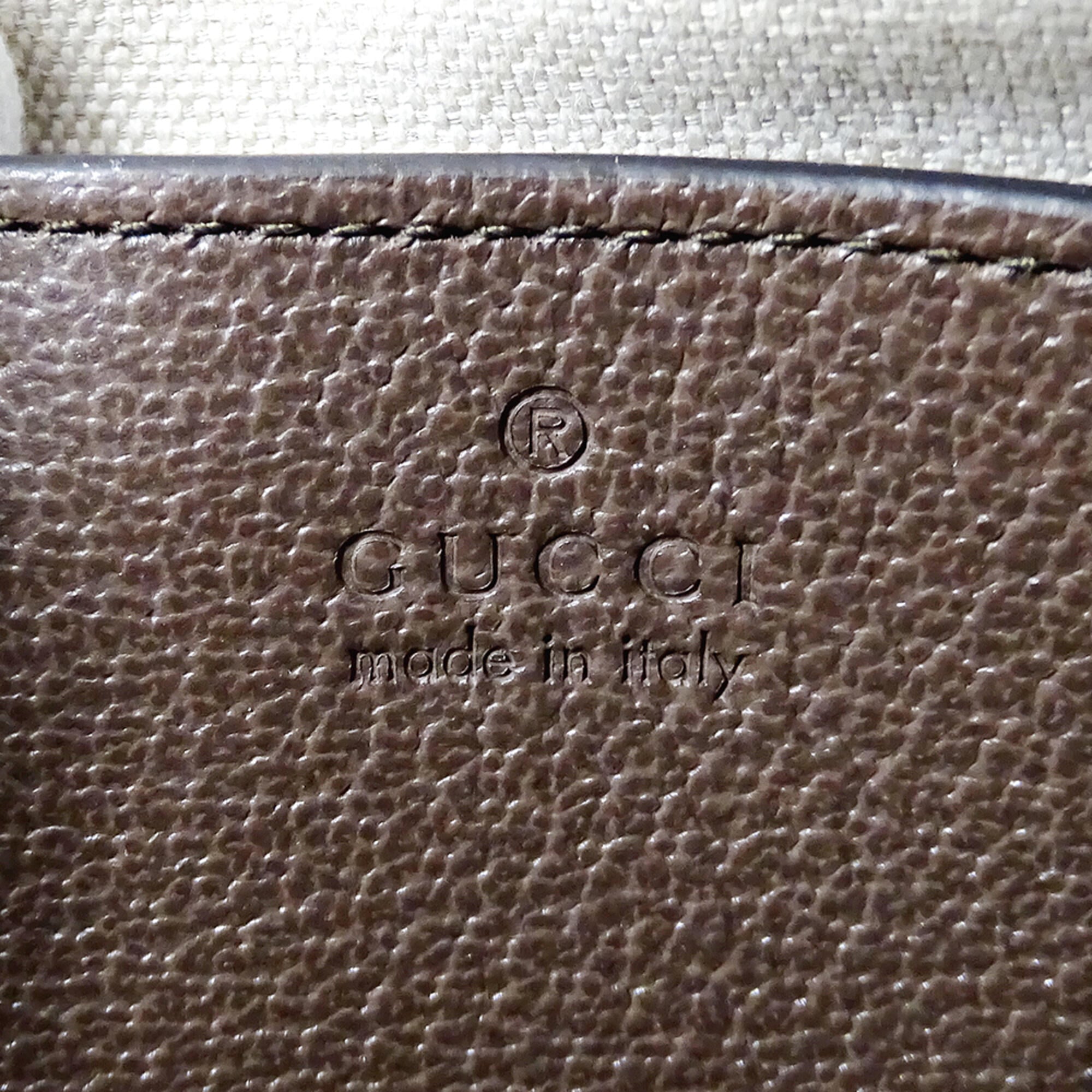 Gucci Beige Brown Gg Supreme Canvas Handbag Shoulder Bag (Pre-Owned)