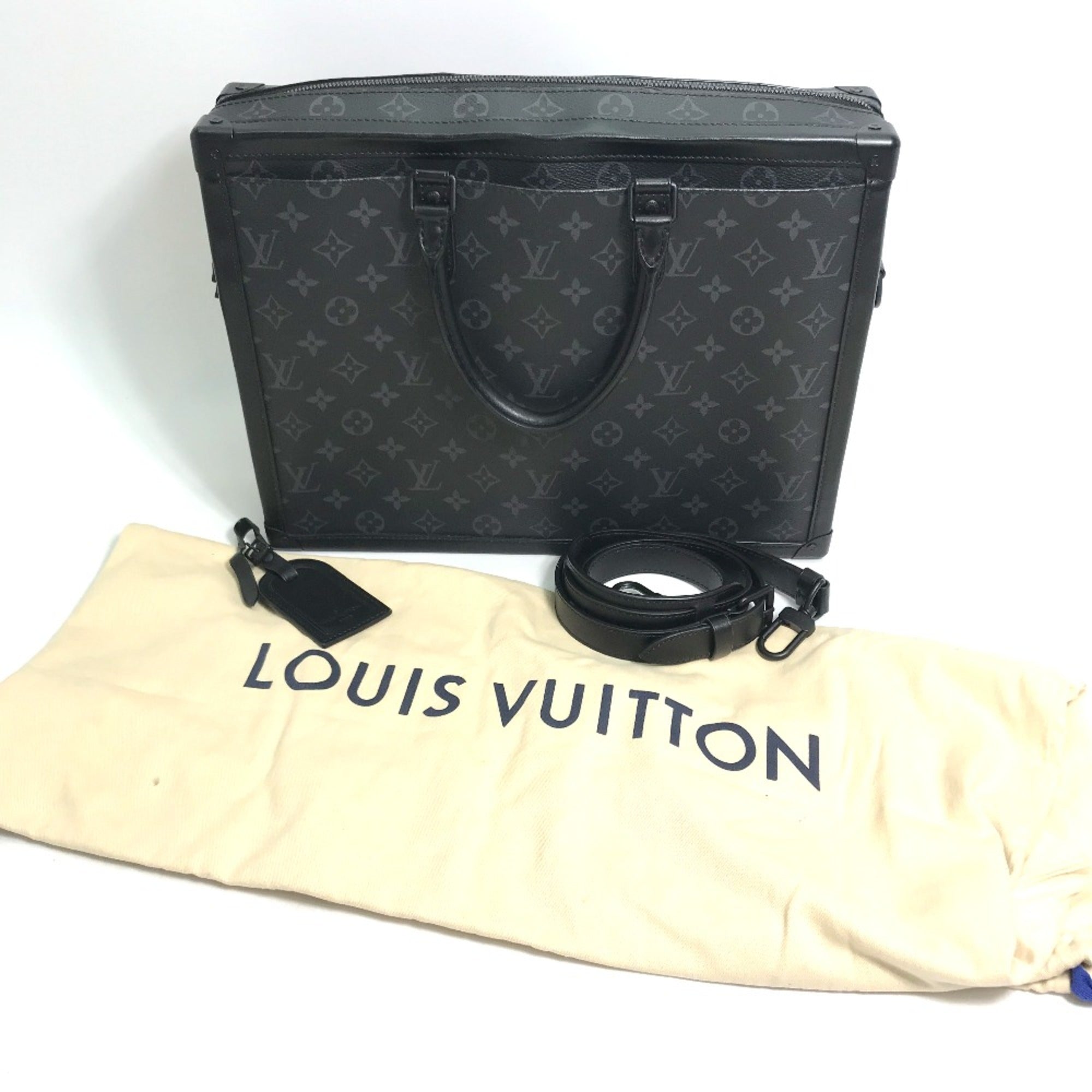 Louis Vuitton Black Other Briefcase (Pre-Owned)