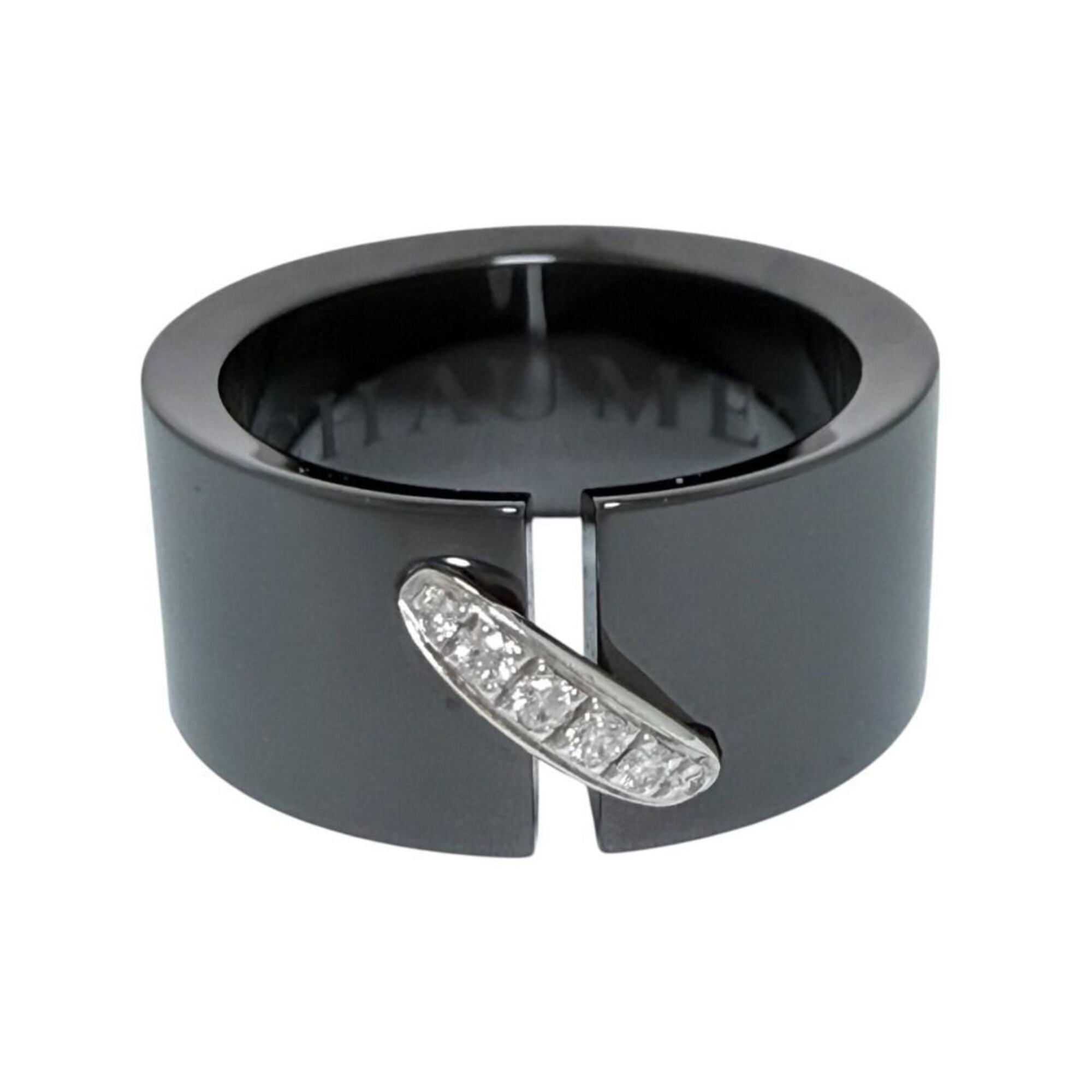Chaumet Black White Gold (18K) Band Ring (Pre-Owned)