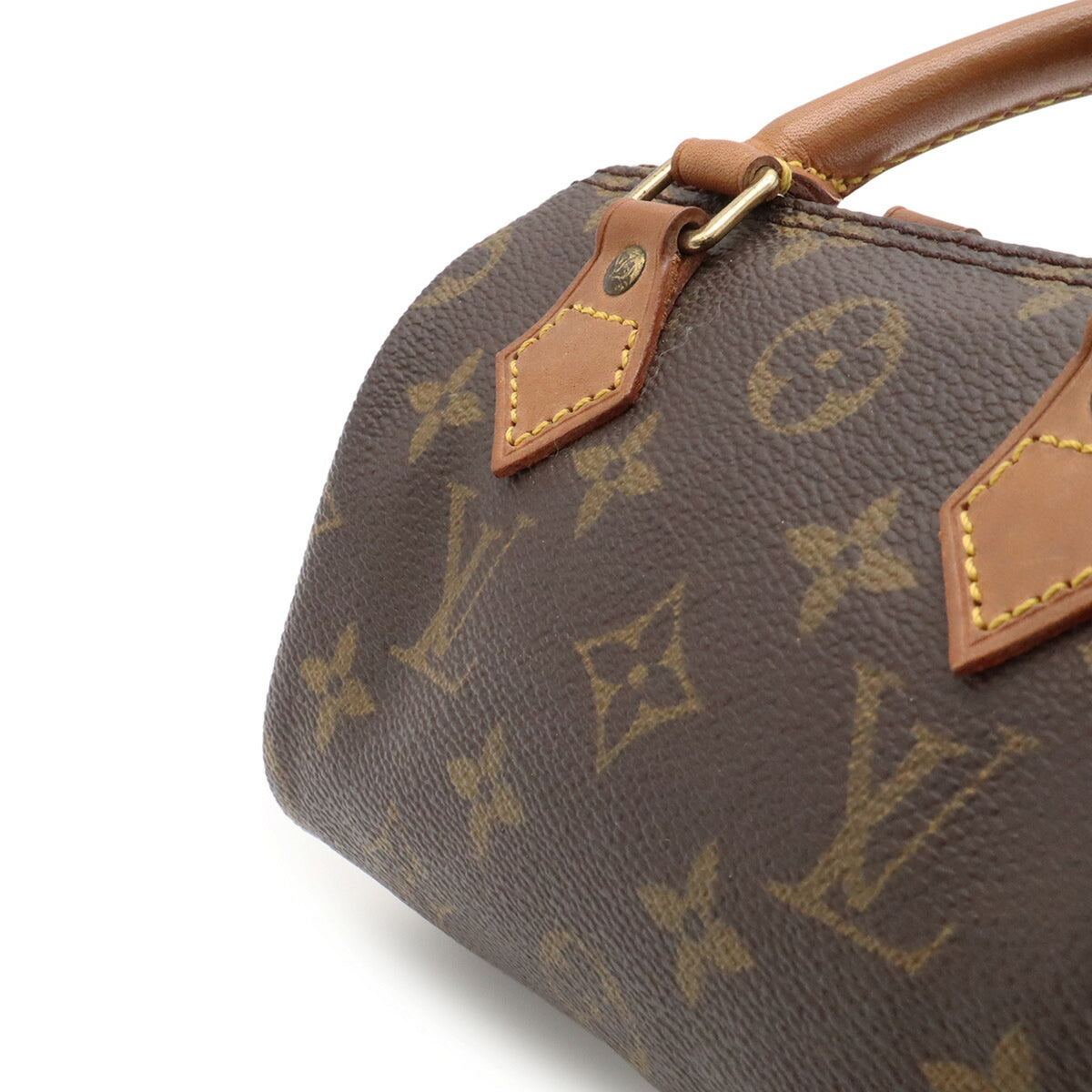 Louis Vuitton Brown Monogram Canvas Pvc Coated Canvas Handbag Pouch (Pre-Owned)