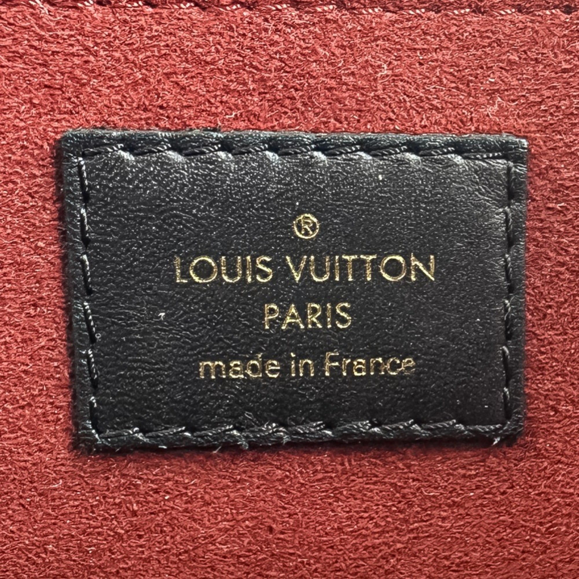 Louis Vuitton Black Monogram Empreinte Handbag (Pre-Owned)