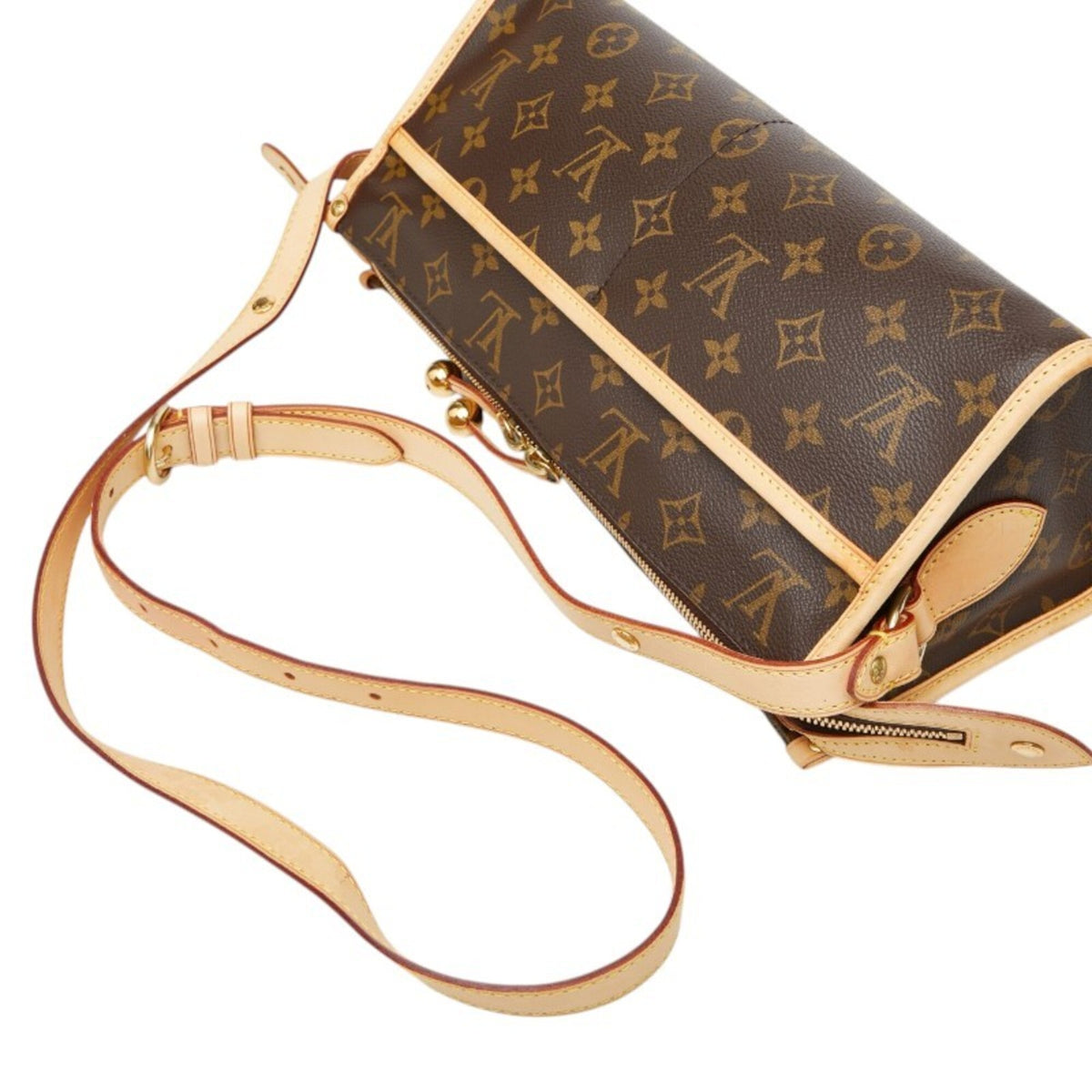 Louis Vuitton Brown Pvc Leather Shoulder Bag (Pre-Owned)