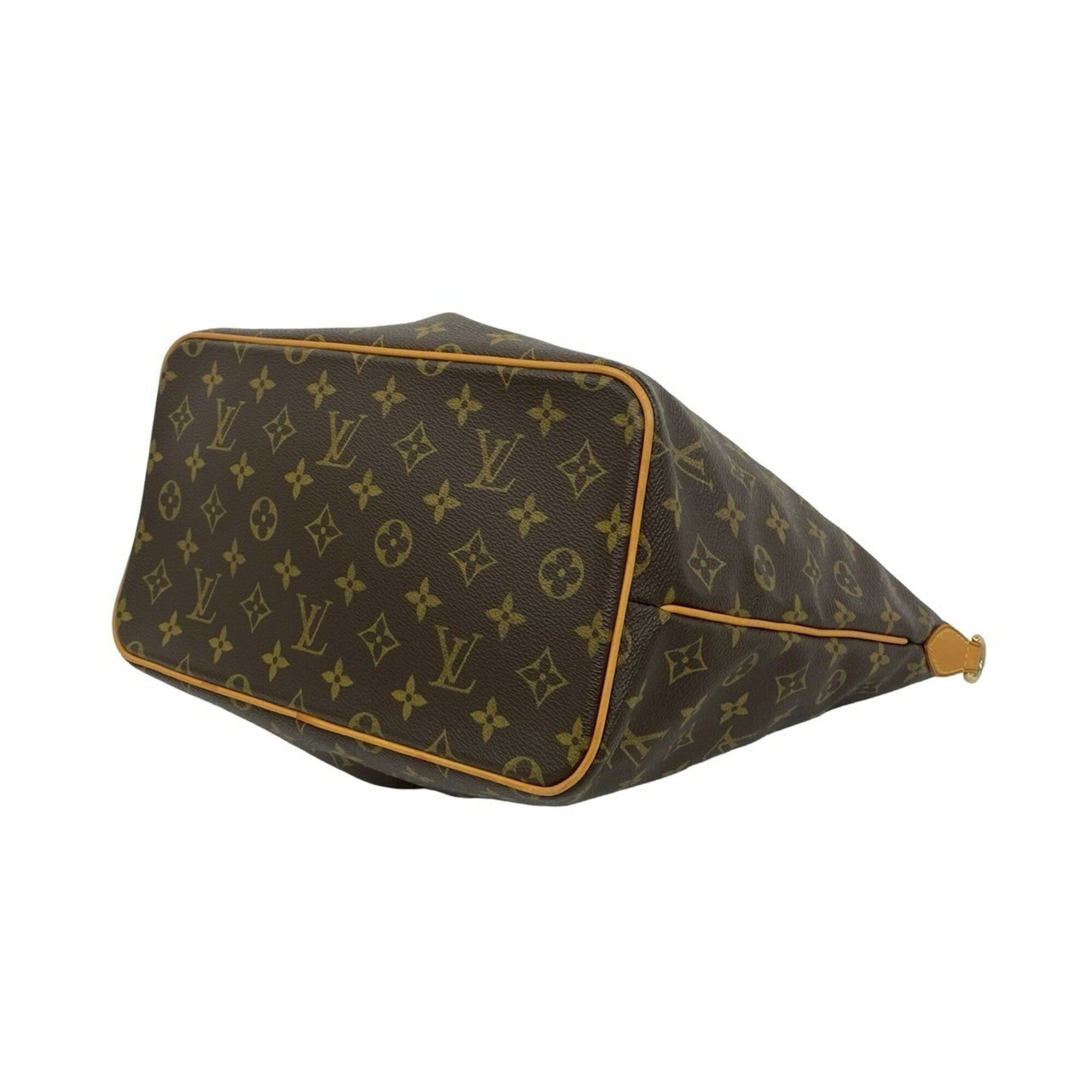 Louis Vuitton Brown Leather Pvc Shoulder Bag Tote Bag (Pre-Owned)