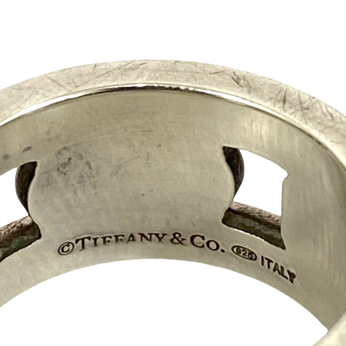 Tiffany Silver Silver 925 Band Ring (Pre-Owned)