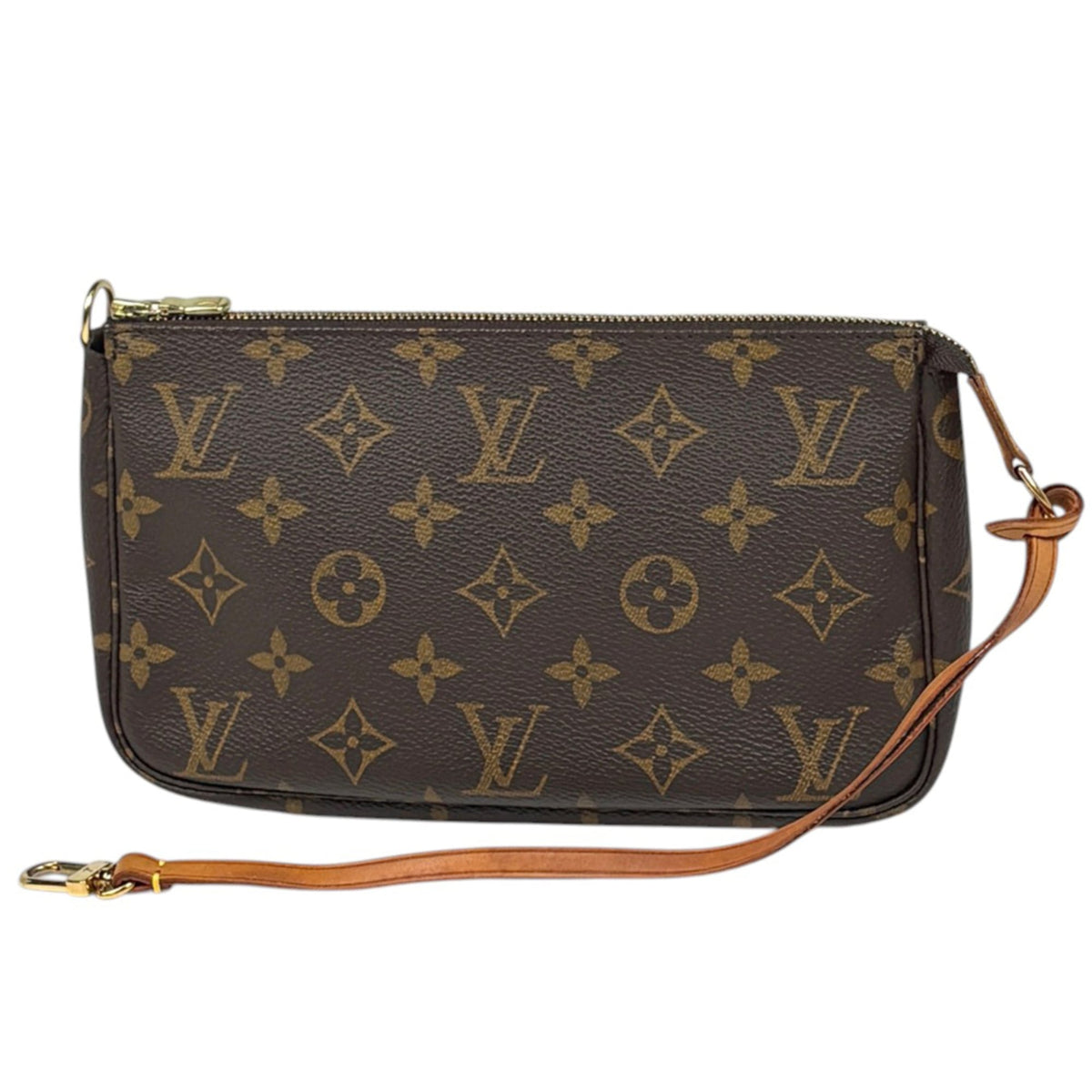 Louis Vuitton Brown Monogram Pochette Pouch (Pre-Owned)