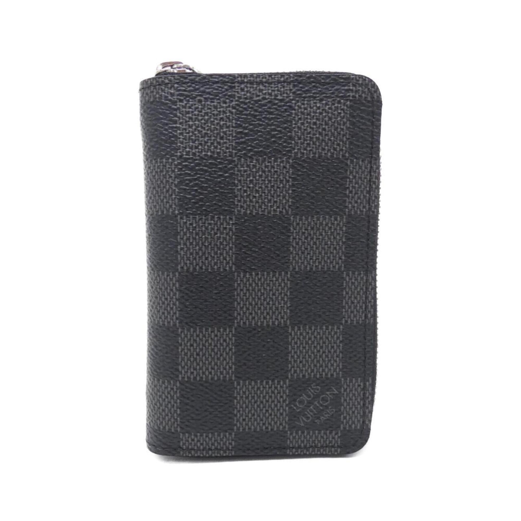 Louis Vuitton Graphite Coated Canvas Coin Purse/Coin Case (Pre-Owned)
