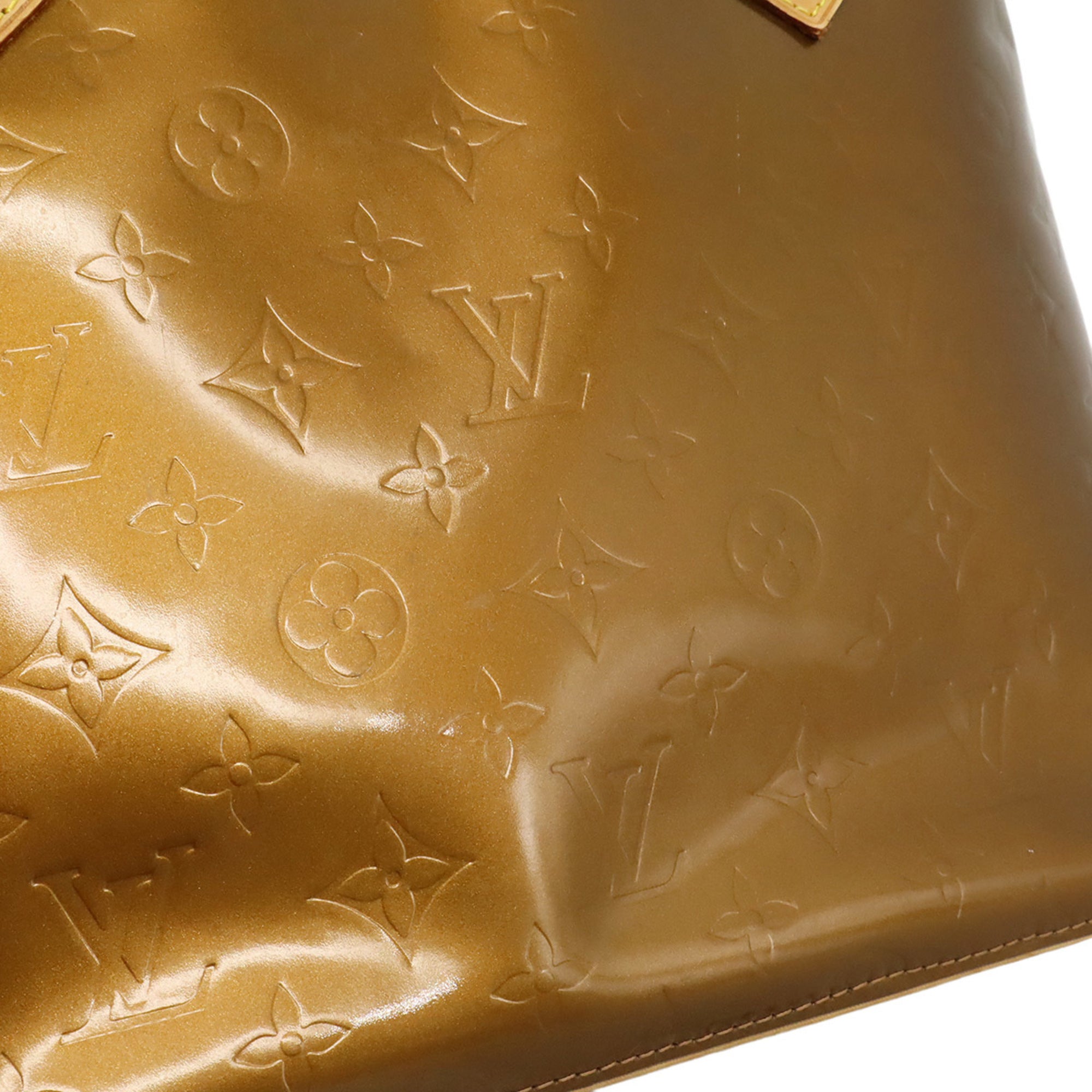 Louis Vuitton Monogram Vernis Bronze Shoulder Bag Tote Bag (Pre-Owned)