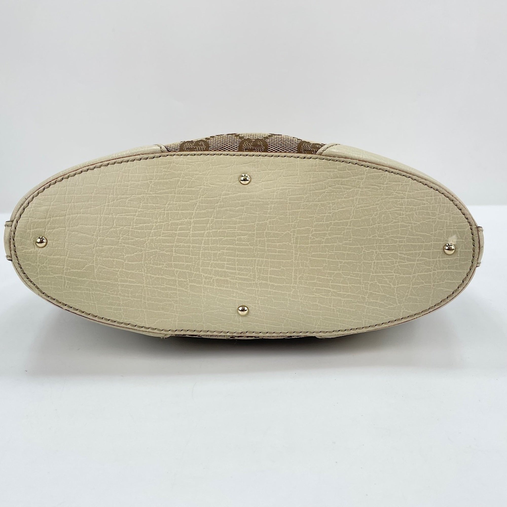 Gucci Horsebit White Shoulder Bag (Pre-Owned)