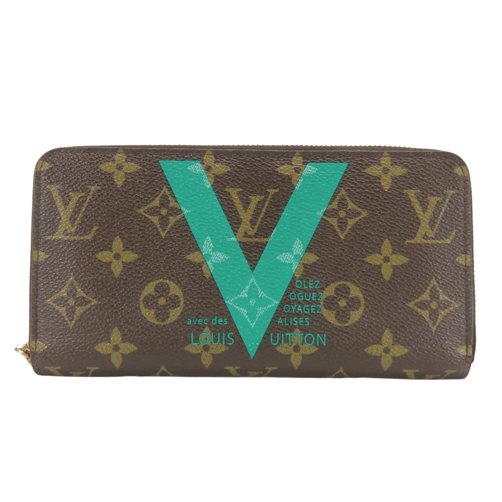 Louis Vuitton Monogram Brown Monogram Long Wallet (Bi-Fold) (Pre-Owned)