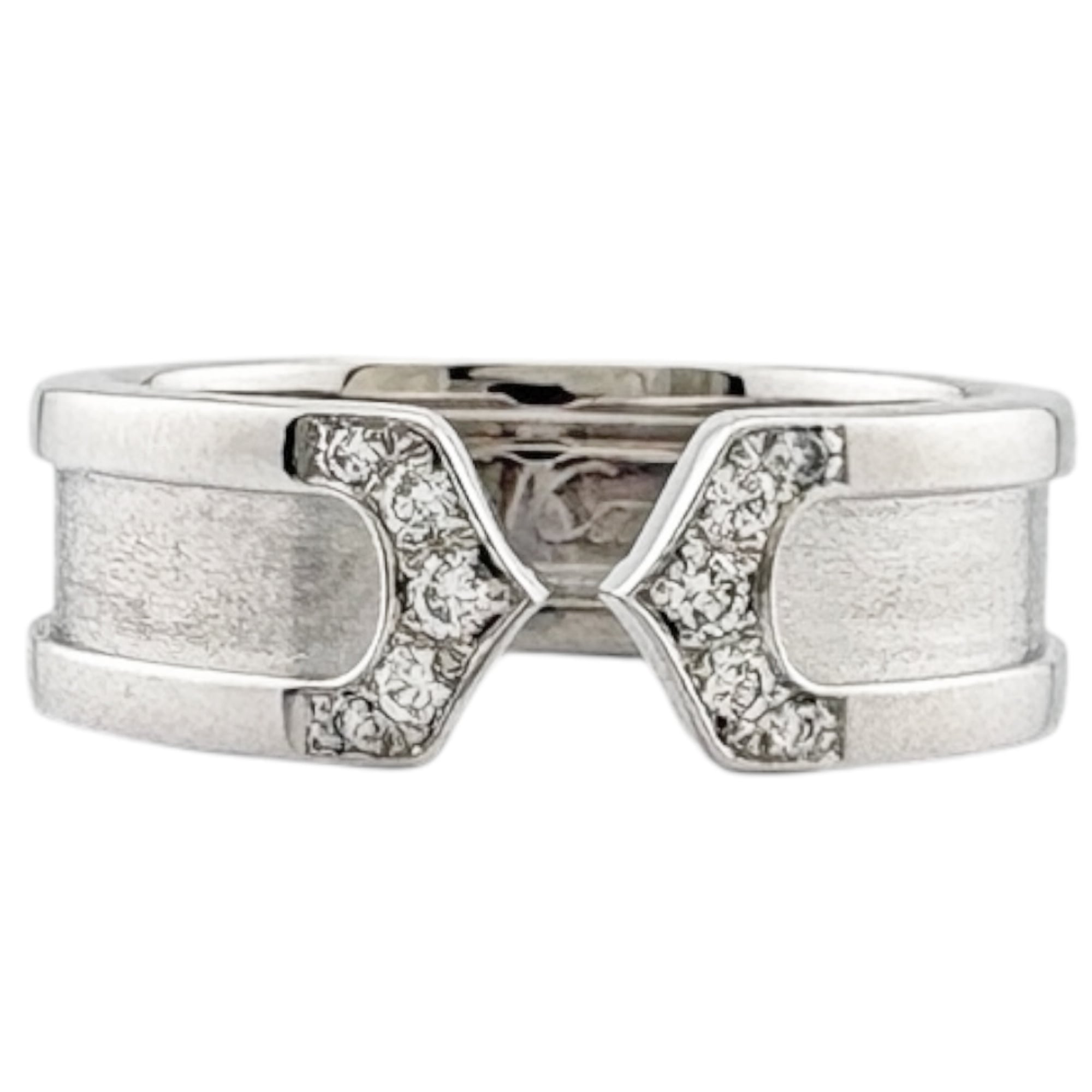 Cartier Silver White Gold (18K) Band Ring (Pre-Owned)