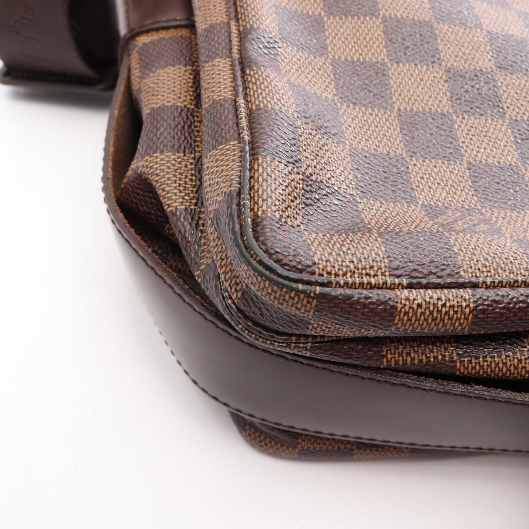 Louis Vuitton Brown Coated Canvas Pvc Leather Handbag Shoulder Bag (Pre-Owned)
