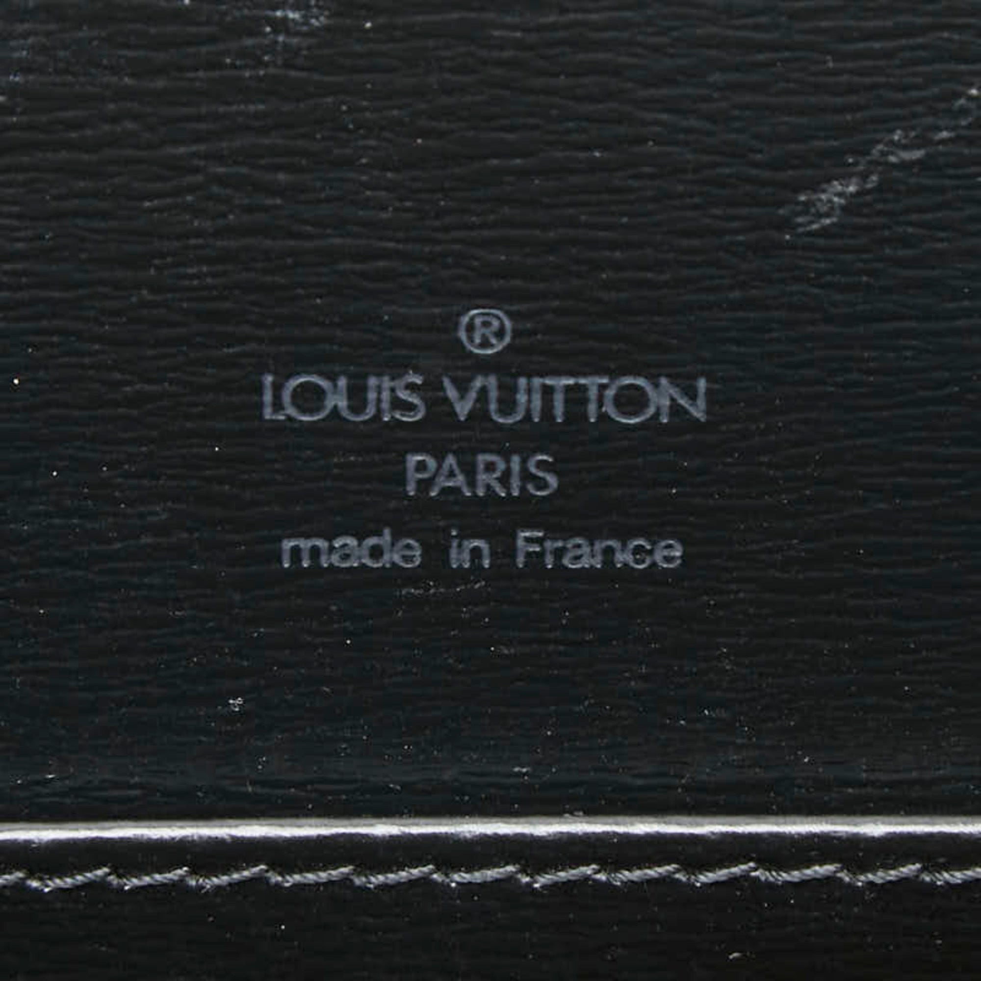 Louis Vuitton Black Noir Leather Shoulder Bag (Pre-Owned)