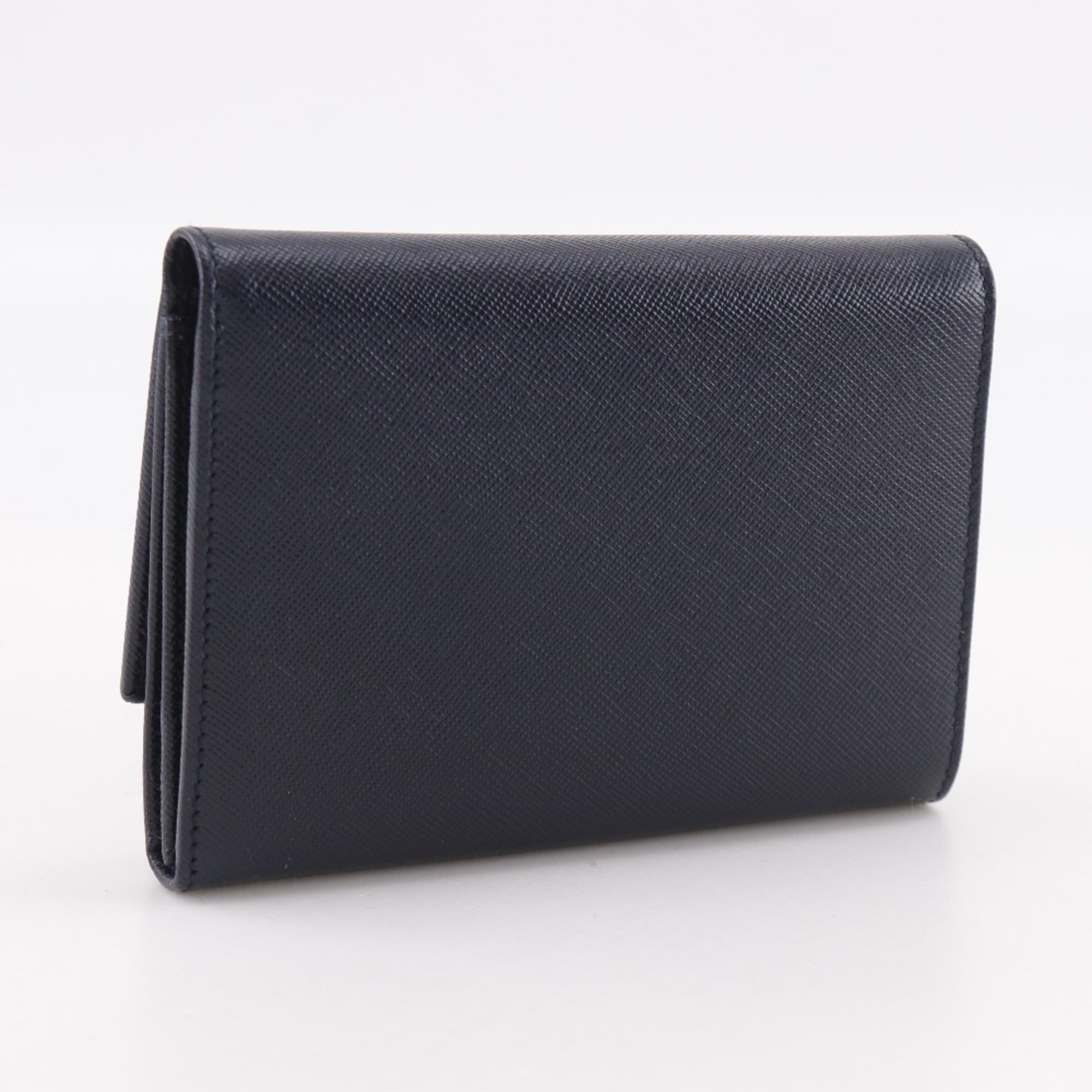 Salvatore Ferragamo Gancini Leather Wallet (Tri-Fold) (Pre-Owned)