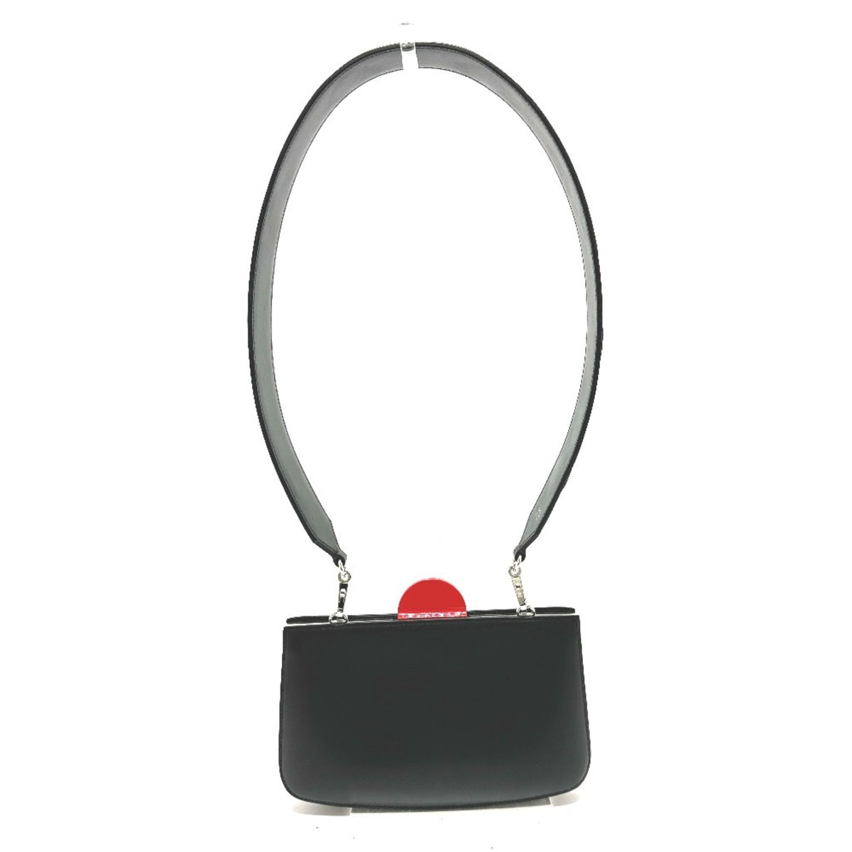 Hermes Black Leather Shoulder Bag (Pre-Owned)