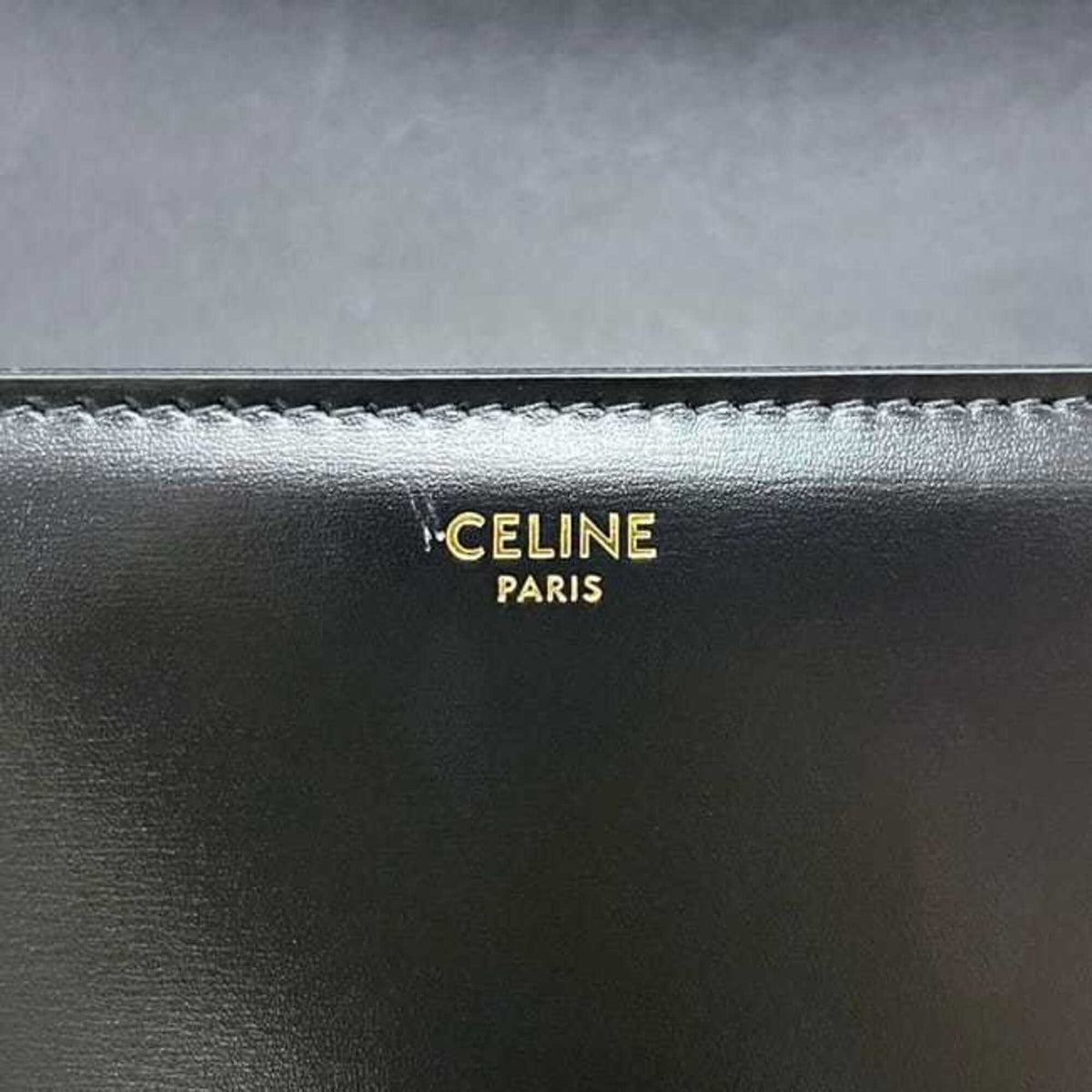 Celine Black Leather Shoulder Bag (Pre-Owned)