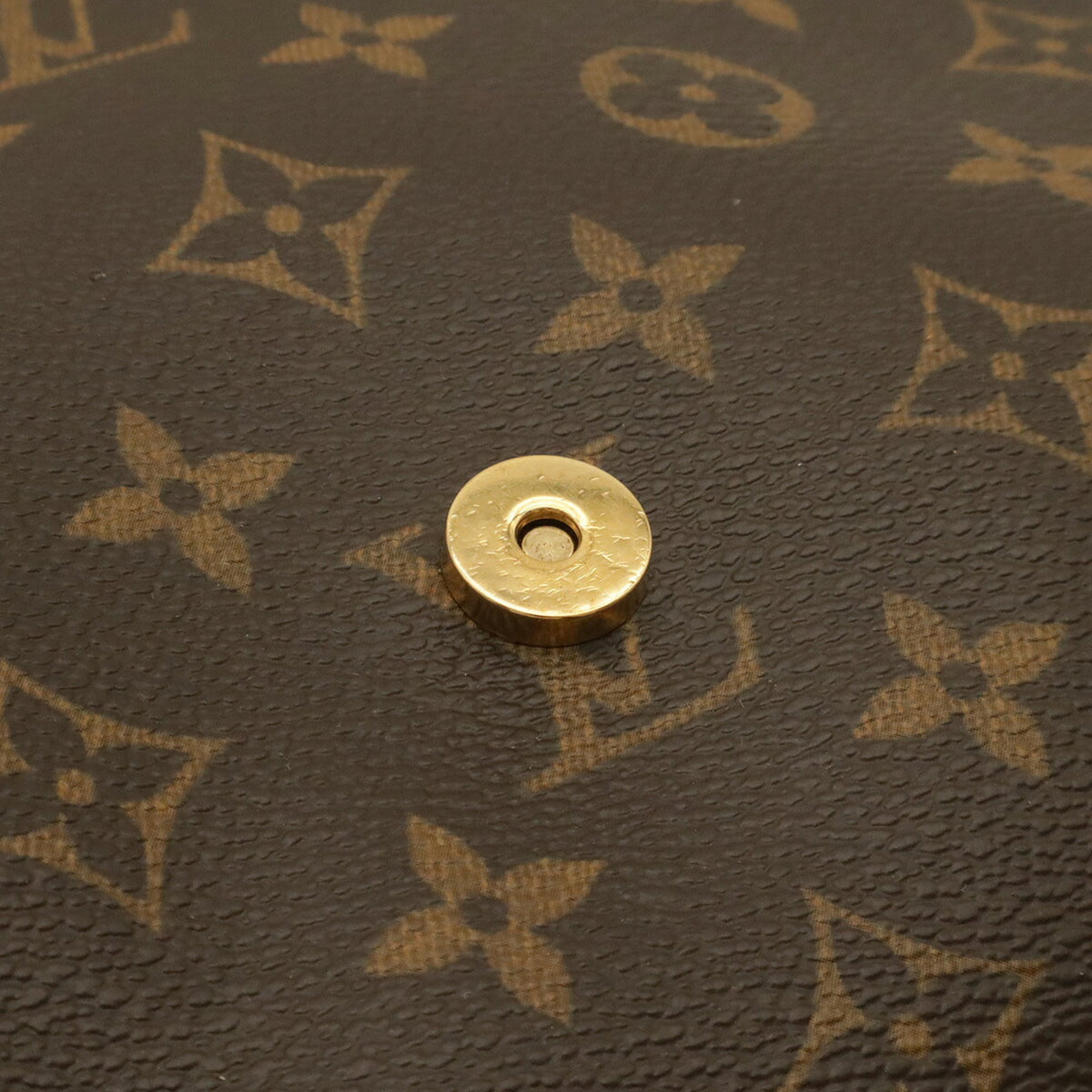 Louis Vuitton Brown Monogram Canvas Pvc Coated Canvas Shoulder Bag (Pre-Owned)