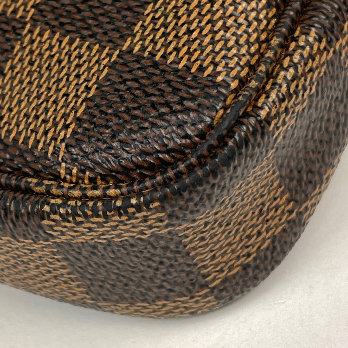Louis Vuitton Brown Damier Canvas Pochette Pouch (Pre-Owned)