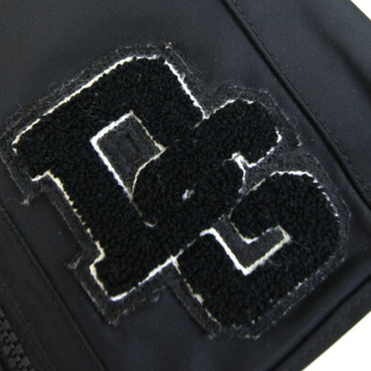Dolce & Gabbana Black Nylon Leather Crossbody Bag Shoulder Bag (Pre-Owned)