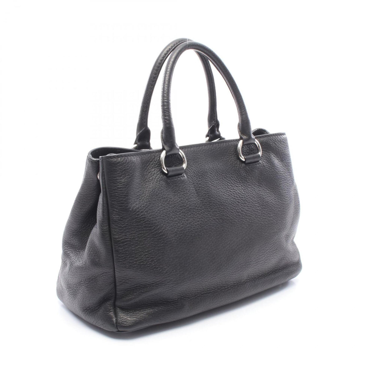 Prada Black Leather Handbag (Pre-Owned)