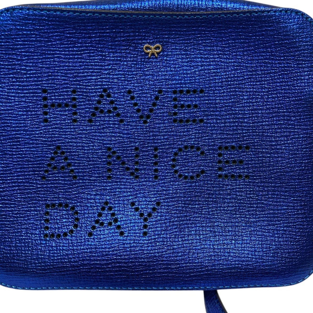 Anya Hindmarch Blue Shoulder Bag (Pre-Owned)
