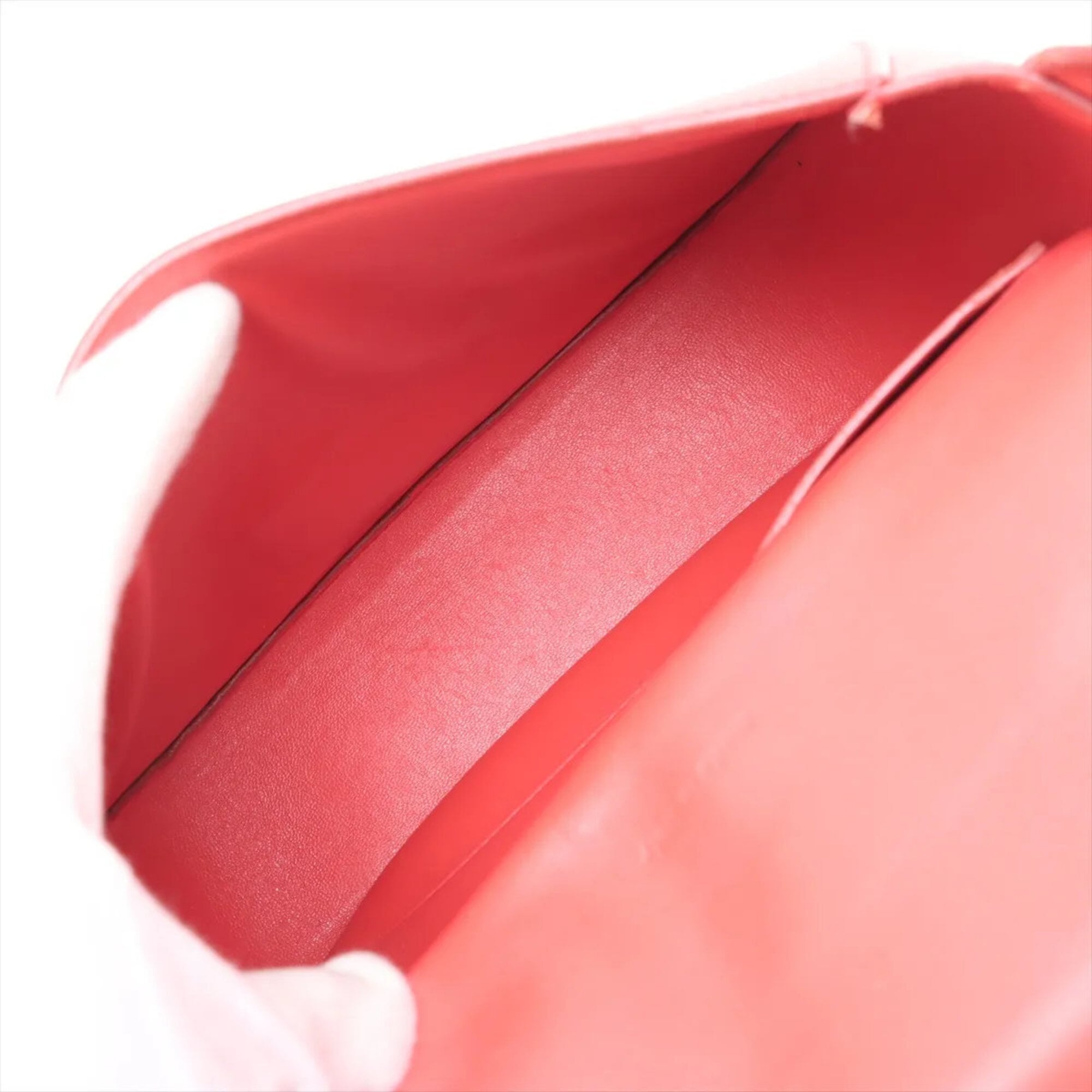 Celine Red Color Leather Crossbody Bag Handbag Shoulder Bag Tote Bag (Pre-Owned)