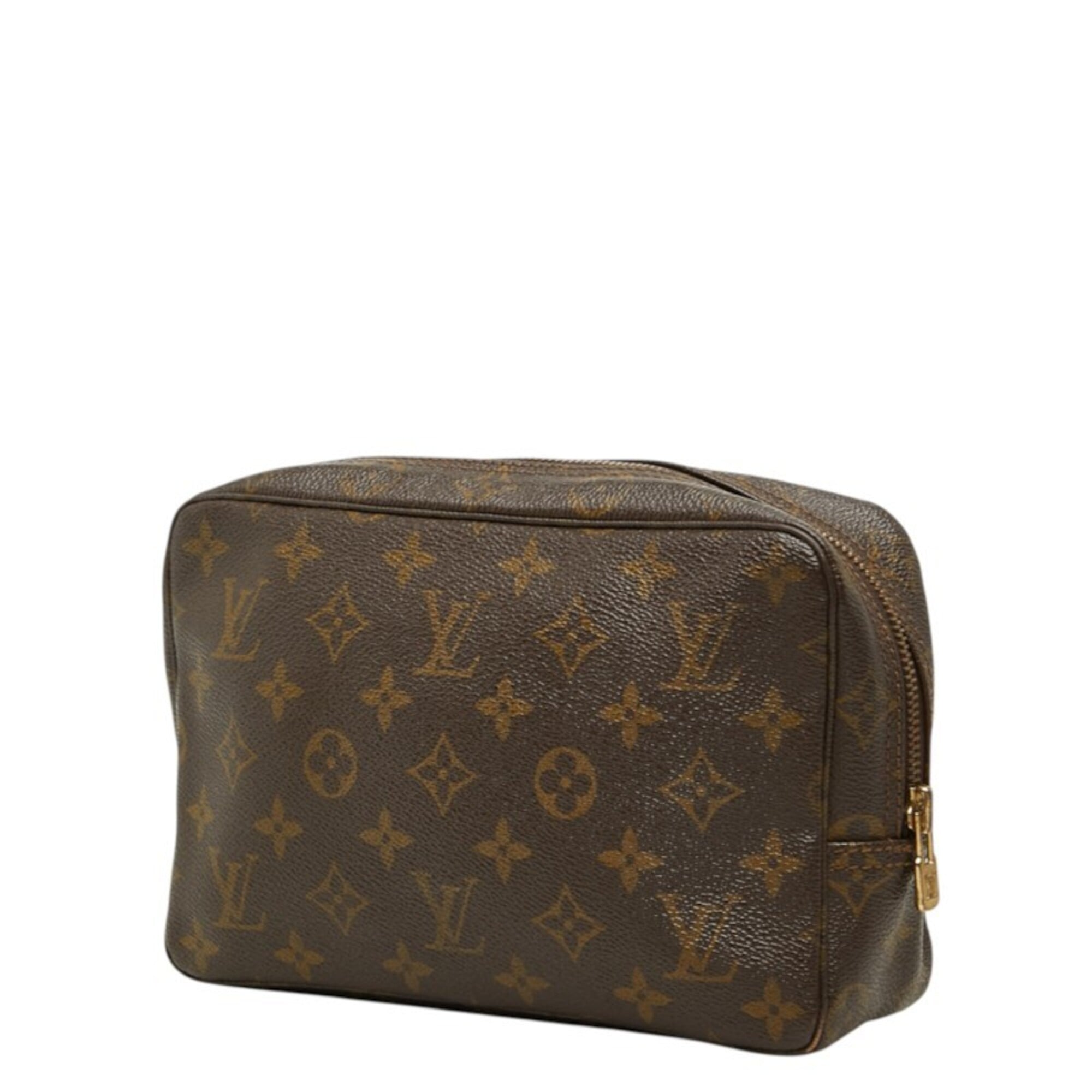 Louis Vuitton Brown Monogram Monogram Clutch Bag Handbag Pouch (Pre-Owned)