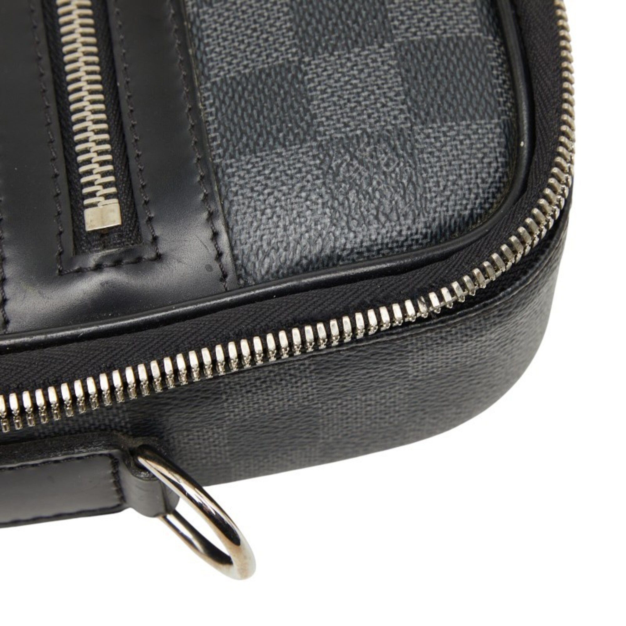 Louis Vuitton Black Pvc Leather Shoulder Bag (Pre-Owned)