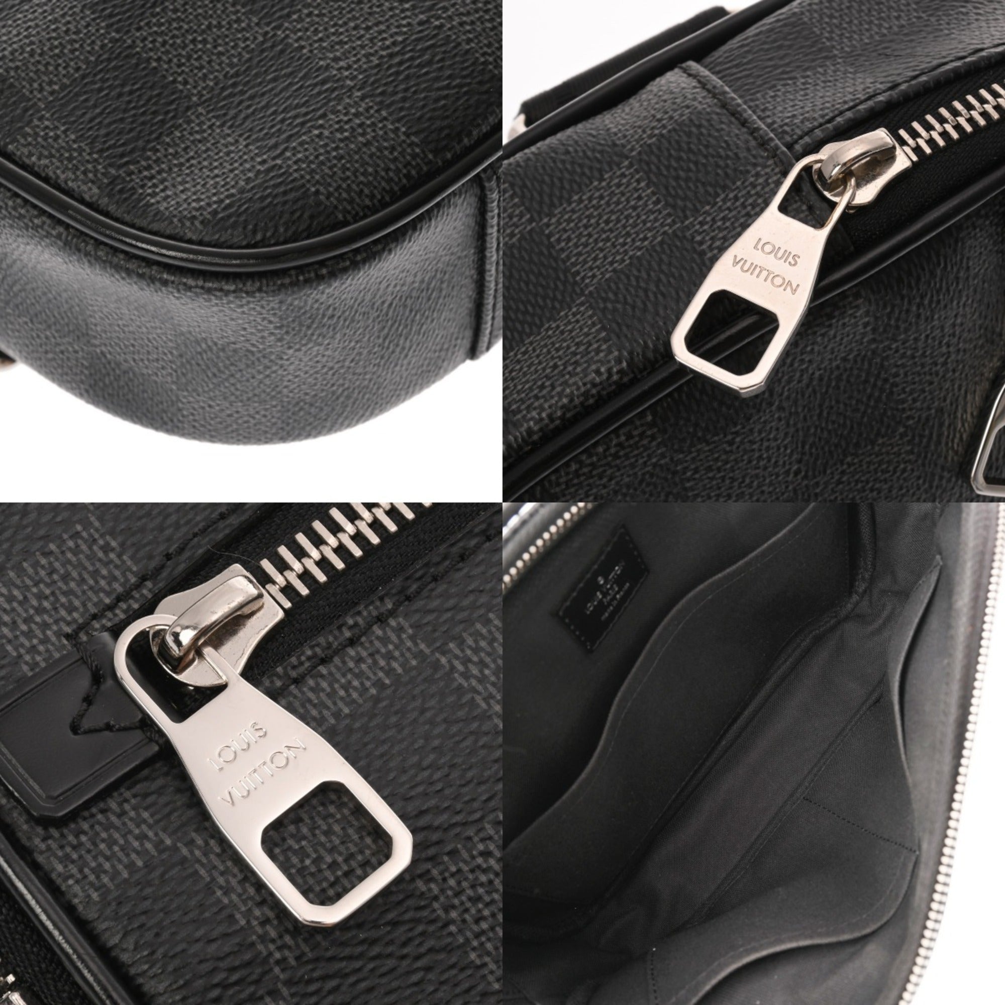 Louis Vuitton Black Damier Graphite Sling Bag (Pre-Owned)