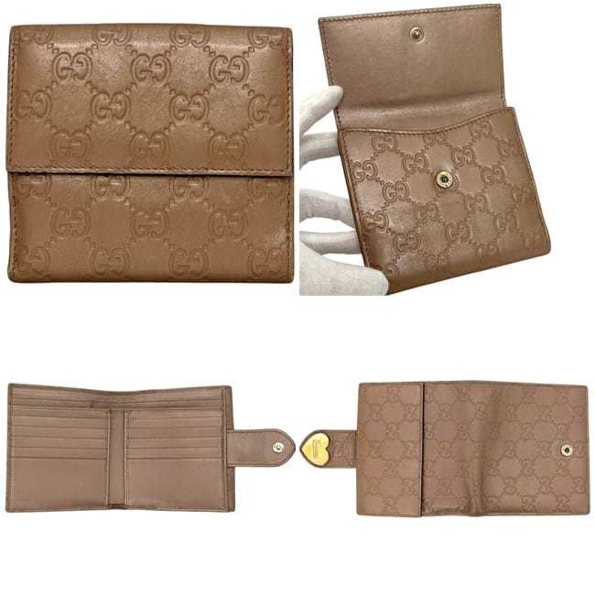 Gucci Beige Leather Wallet (Bi-Fold) (Pre-Owned)