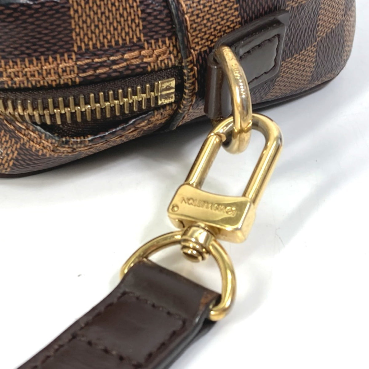 Louis Vuitton Damier Brown Ebene Damier Canvas Pochette (Pre-Owned)