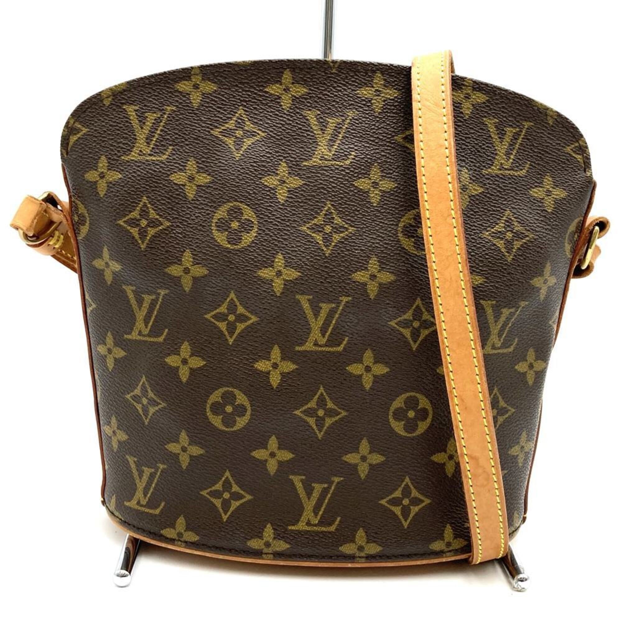 Louis Vuitton Brown Monogram Canvas Shoulder Bag (Pre-Owned)